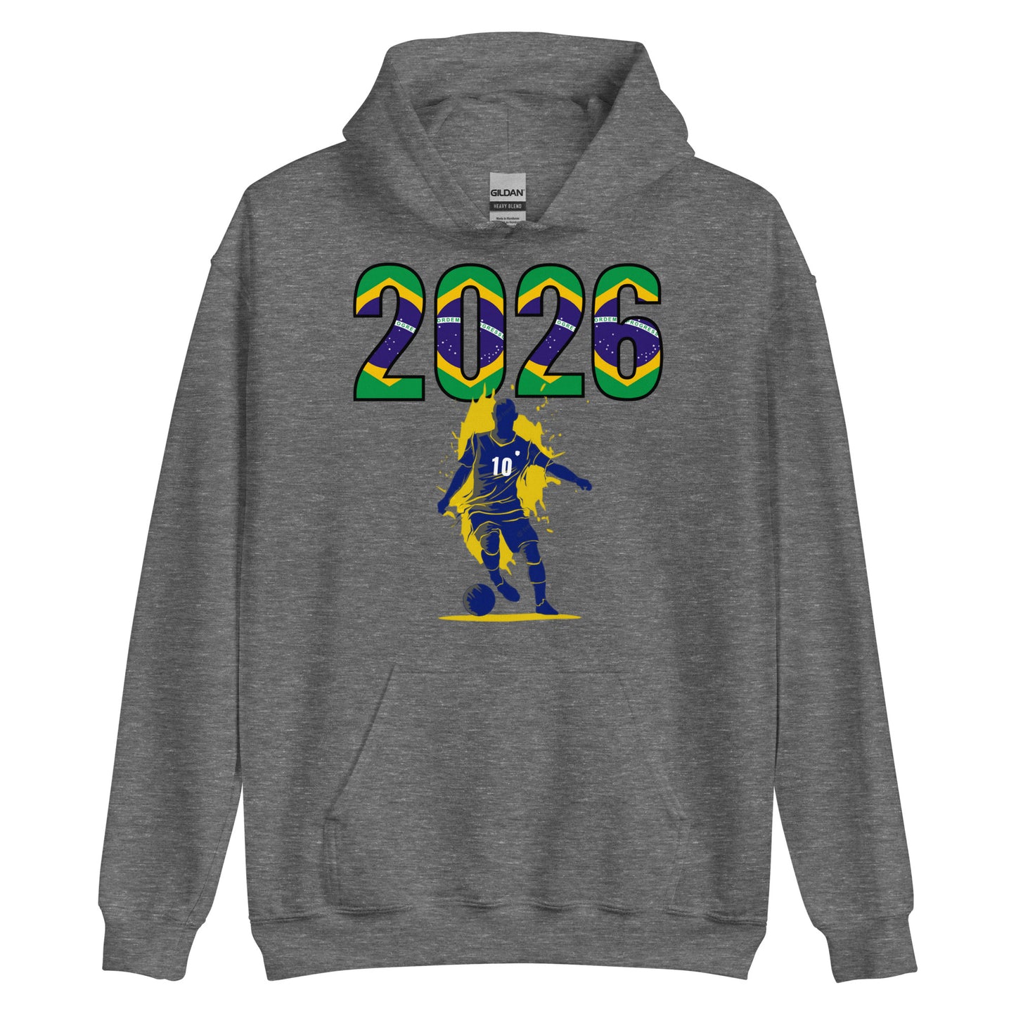 Brazil World Cup 2026 Fitted Hoodie | Slick_Move_BL