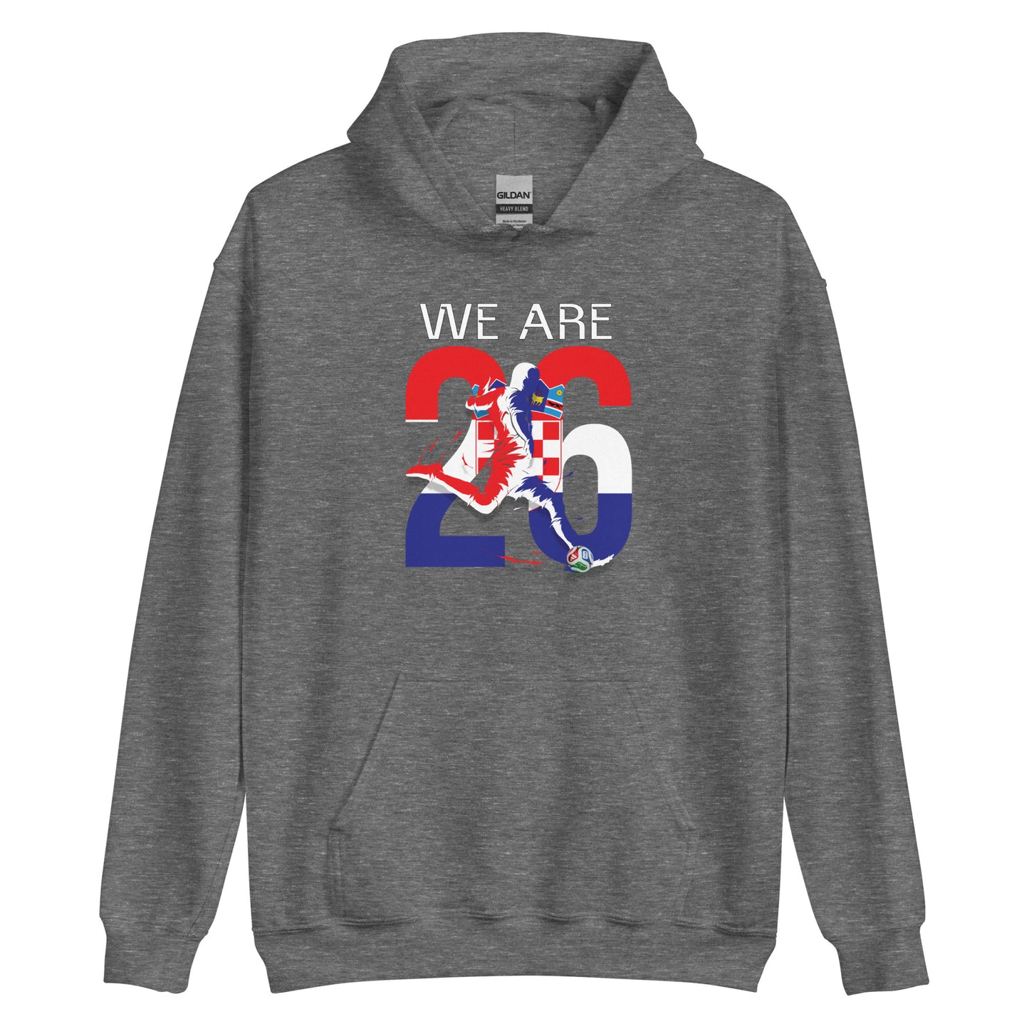 Croatia World Cup 2026 Fitted Hoodie | We_Are_26