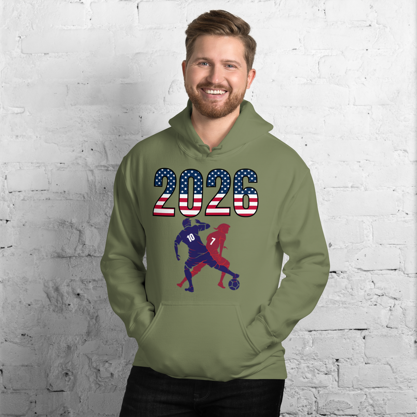 USA World Cup 2026 Fitted Hoodie | Smart Tackle