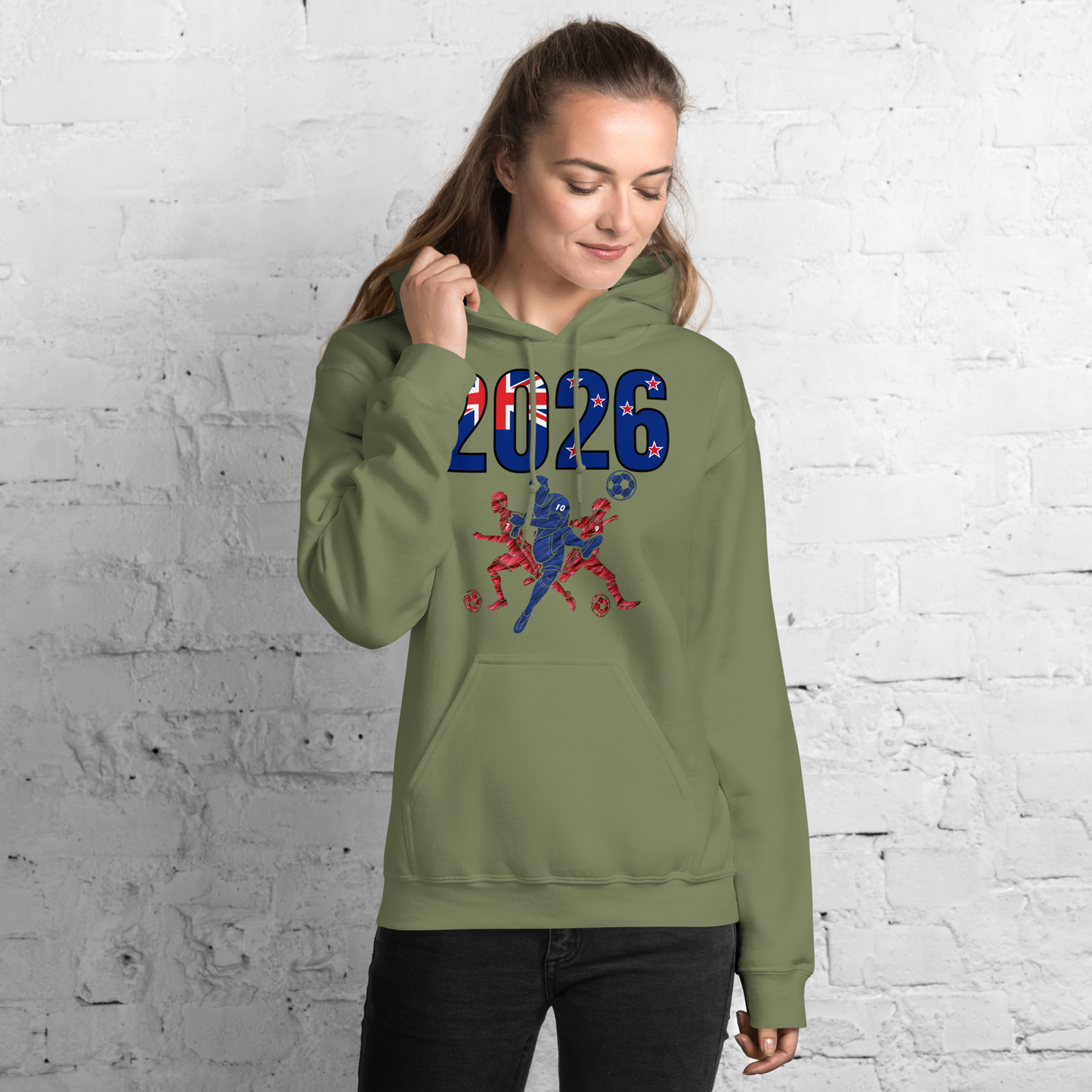Australia World Cup 2026 Fitted Hoodie | Sprints_Trio