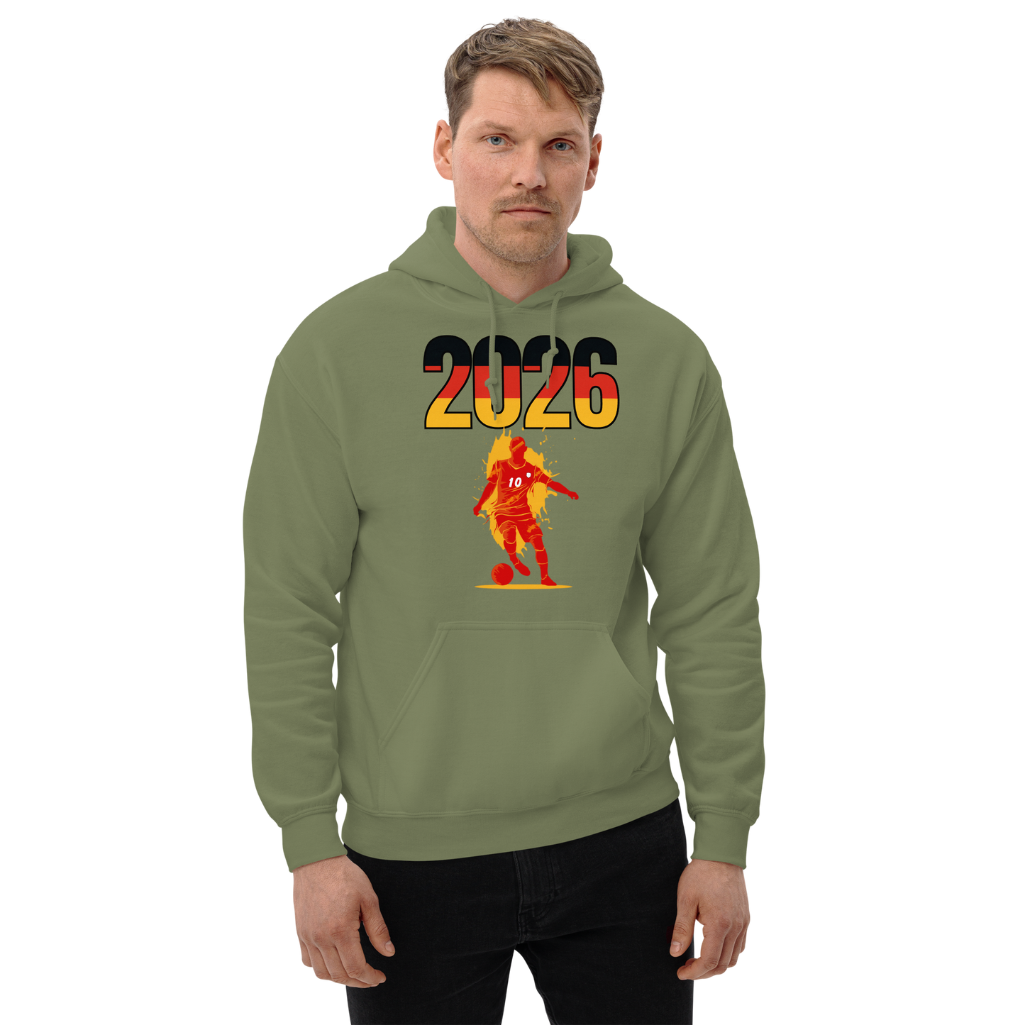 Germany World Cup 2026 Fitted Hoodie | Slick_Move_RD