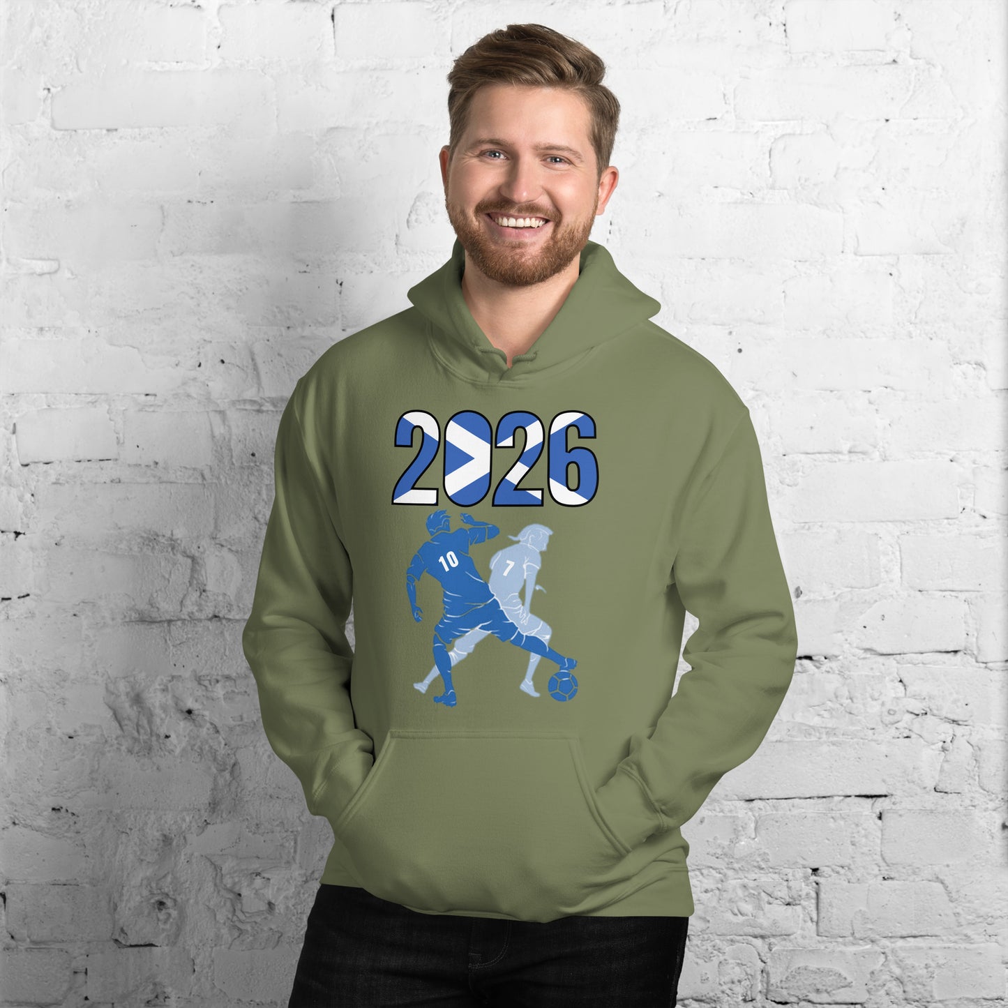 Scotland World Cup 2026 Fitted Hoodie | Smart_Tackle