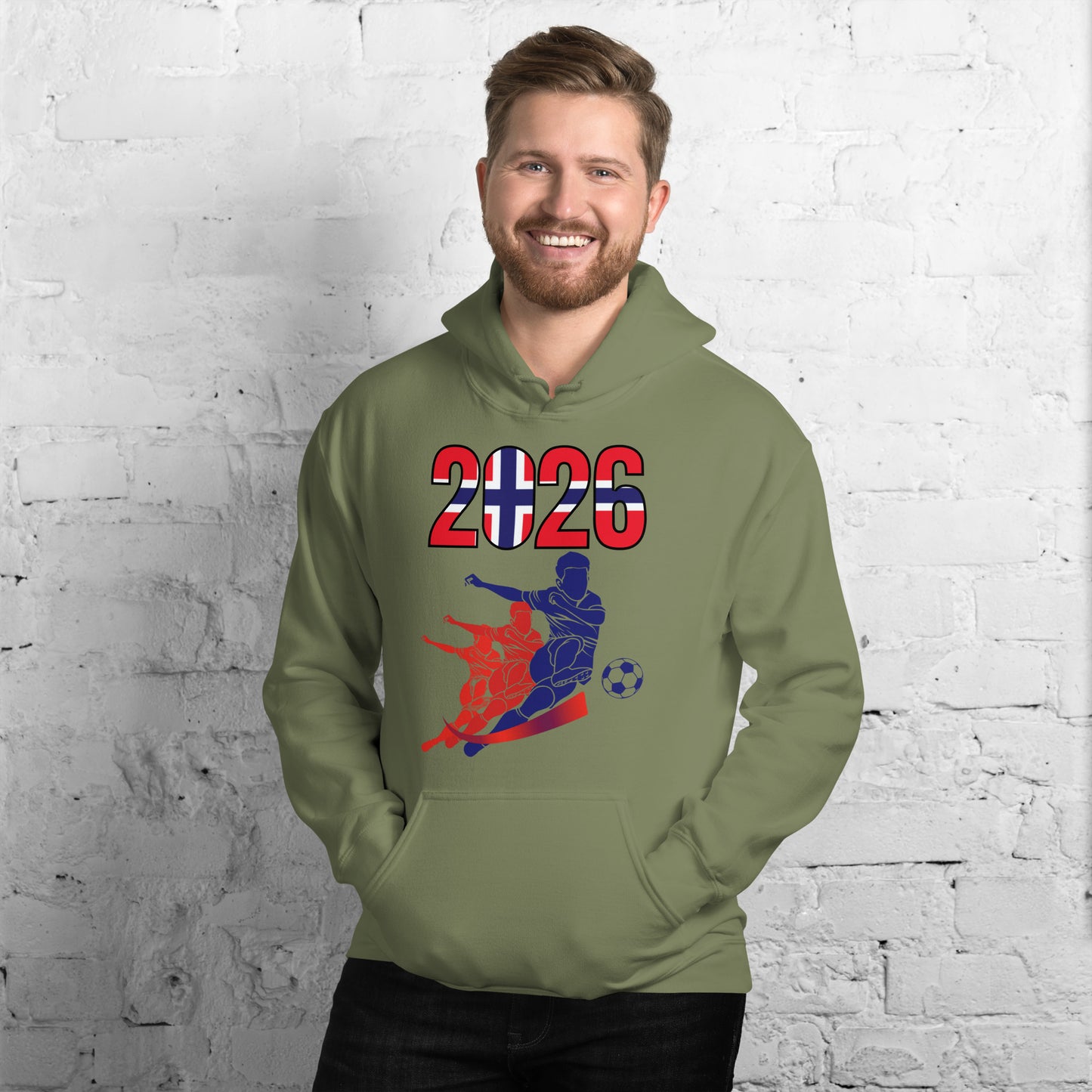 Norway World Cup 2026 Fitted Hoodie | Rising_Jist