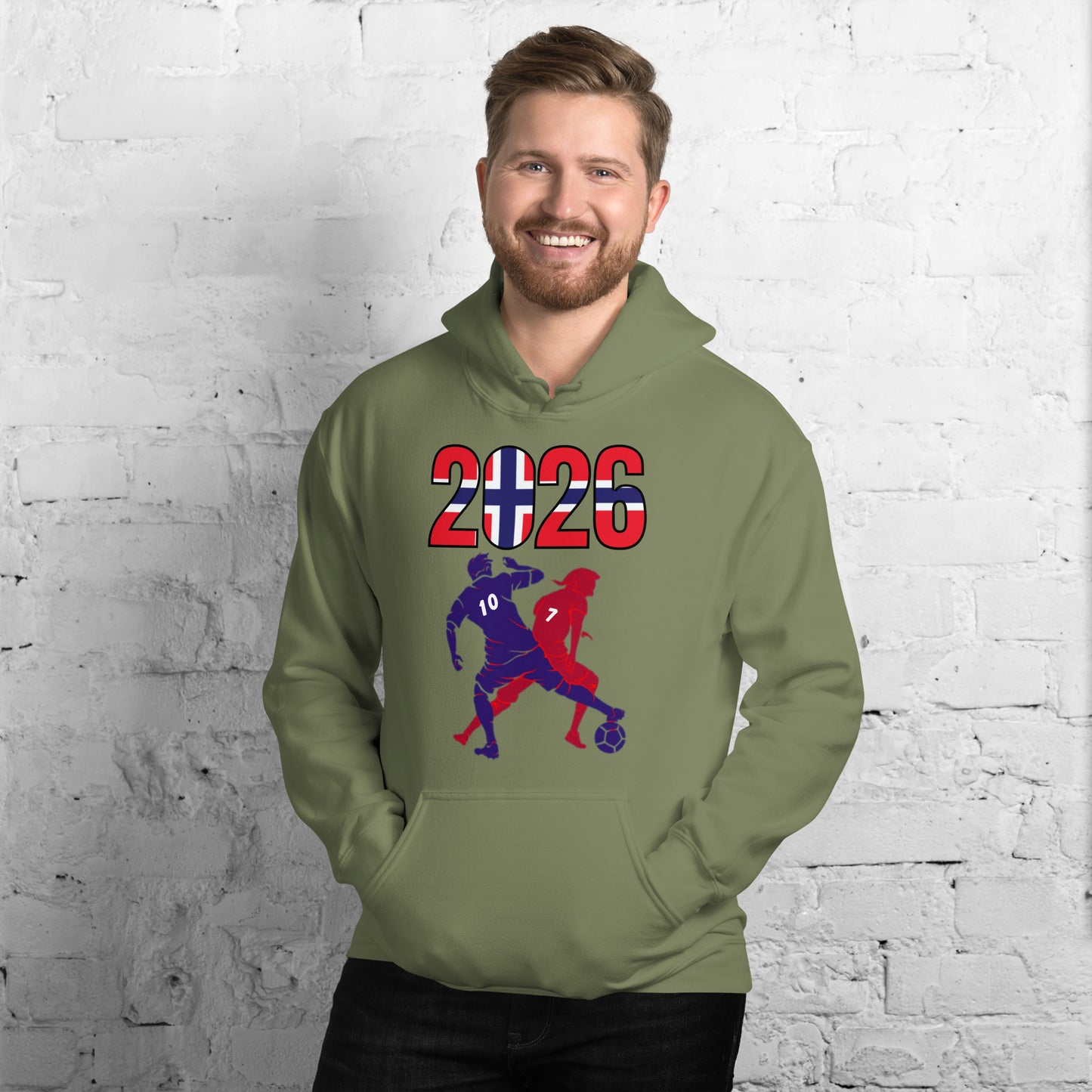 Norway World Cup 2026 Fitted Hoodie | Smart_Tackle