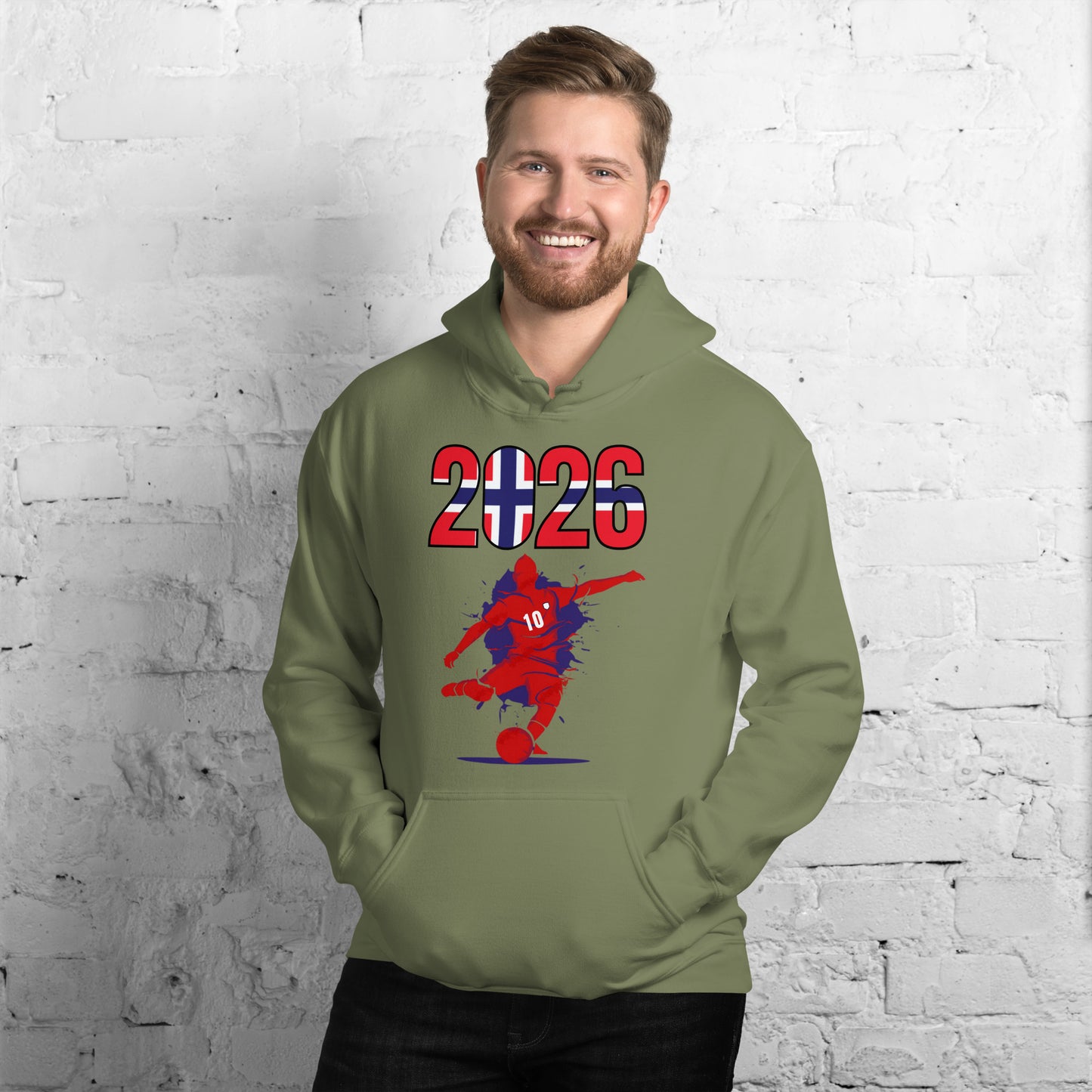 Norway World Cup 2026 Fitted Hoodie | Lets Play_RD