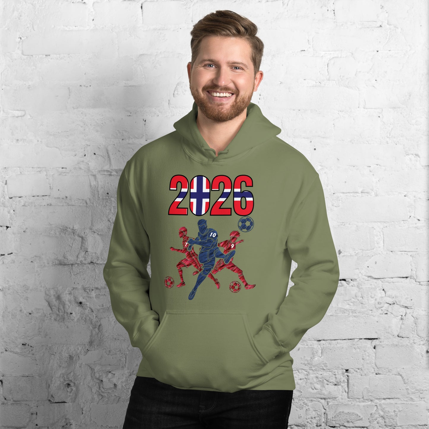 Norway World Cup 2026 Fitted Hoodie | Sprints_Trio