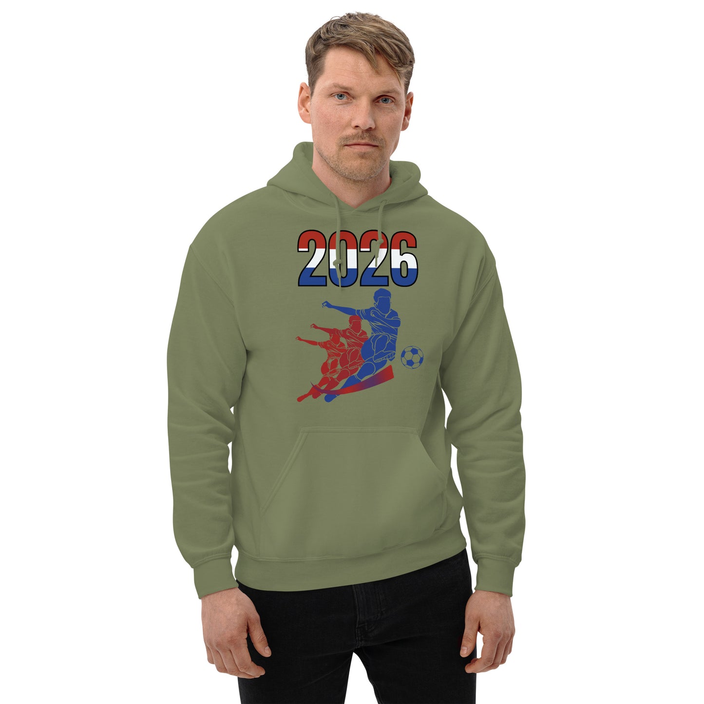 Netherlands World Cup 2026 Fitted Hoodie | Rising_Jist