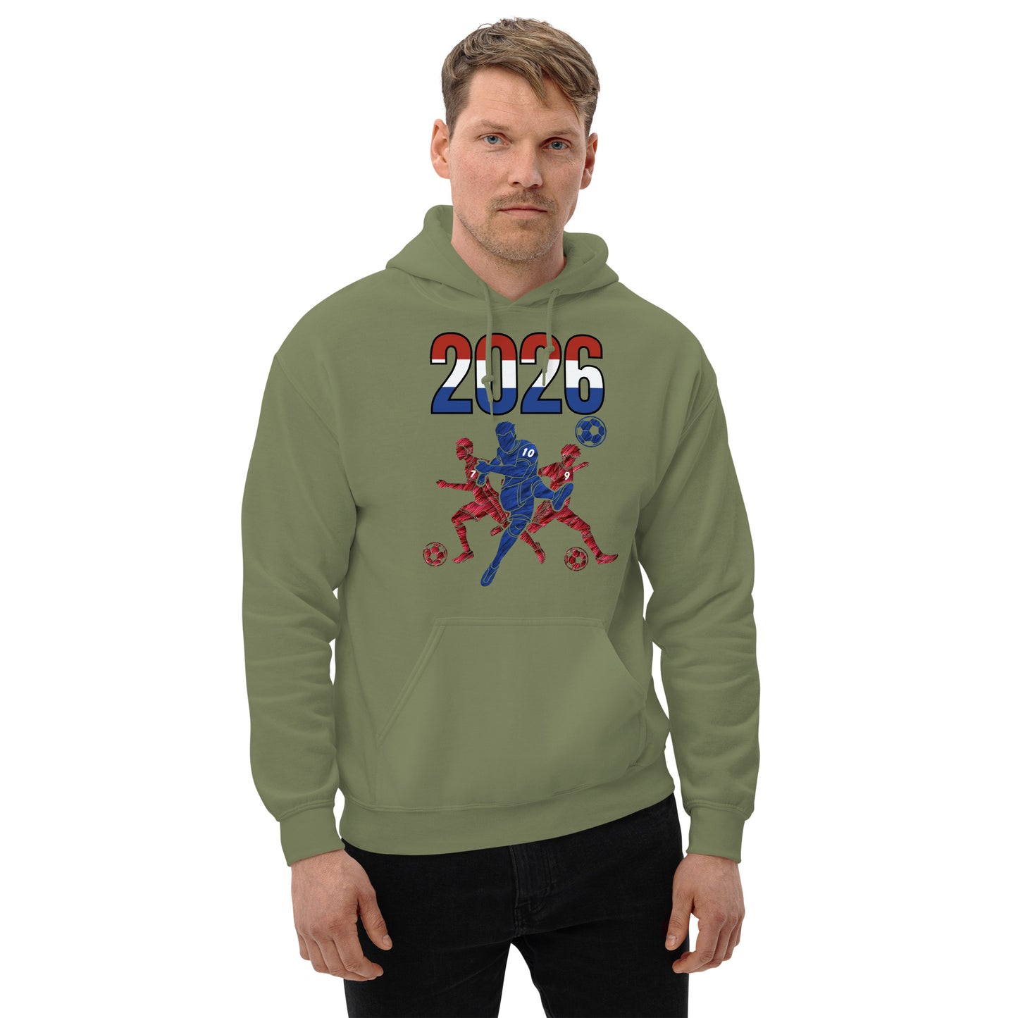 Netherlands World Cup 2026 Fitted Hoodie | Sprints_Trio