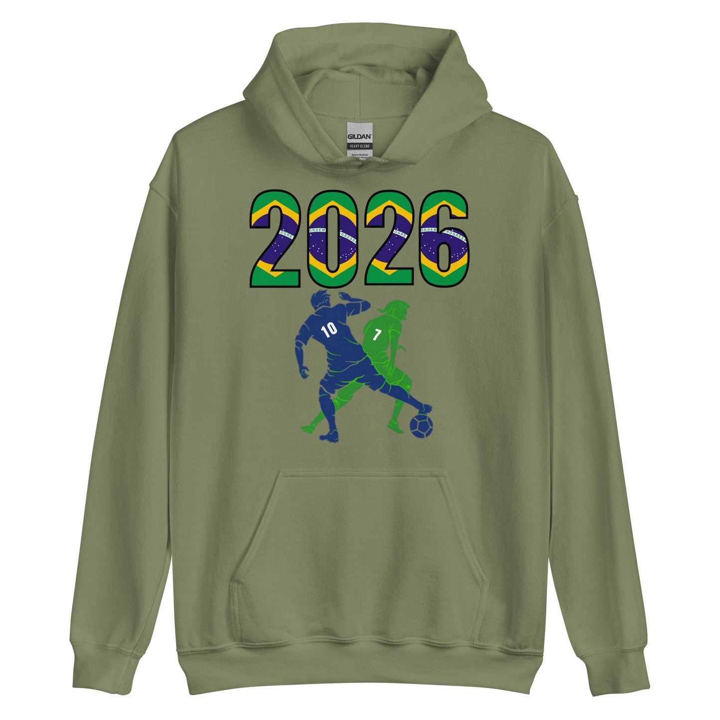 Brazil World Cup 2026 Fitted Hoodie | Smart_Tackle