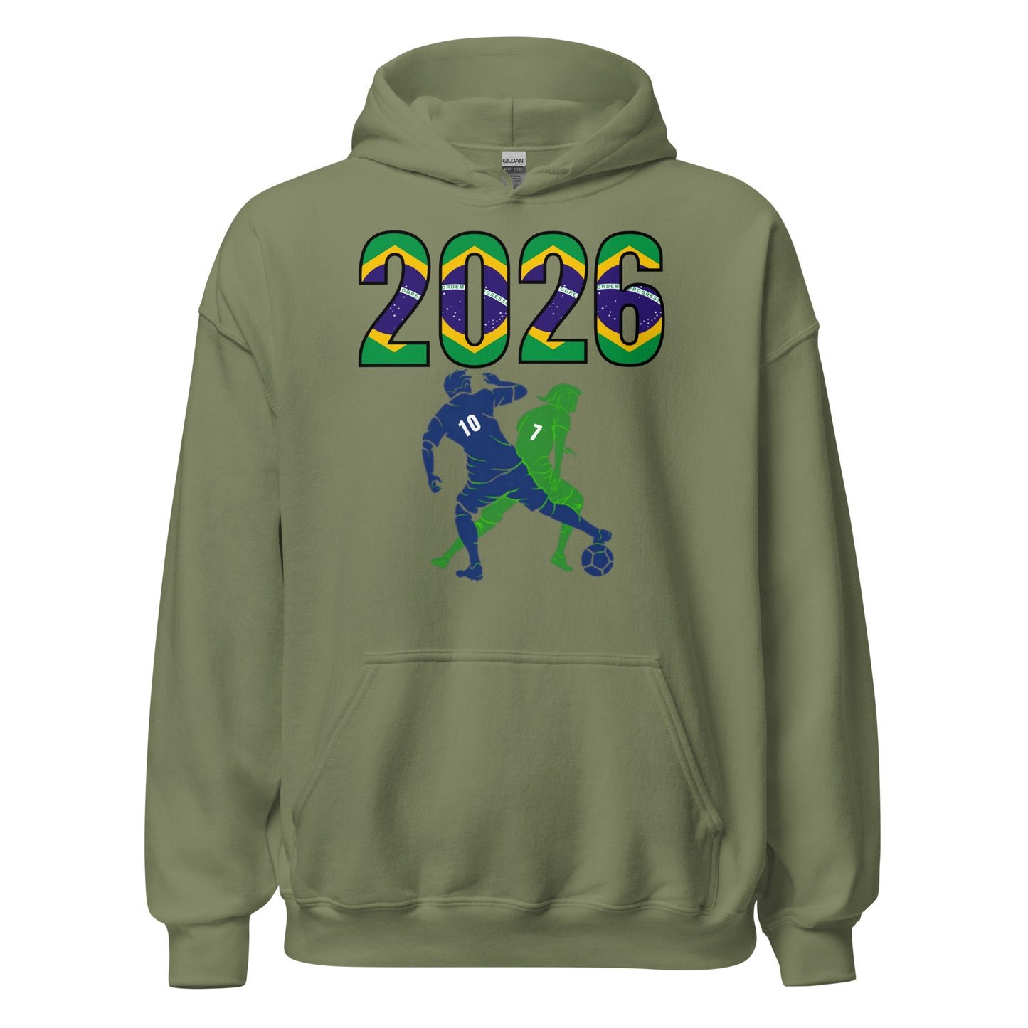 Brazil World Cup 2026 Fitted Hoodie | Smart_Tackle