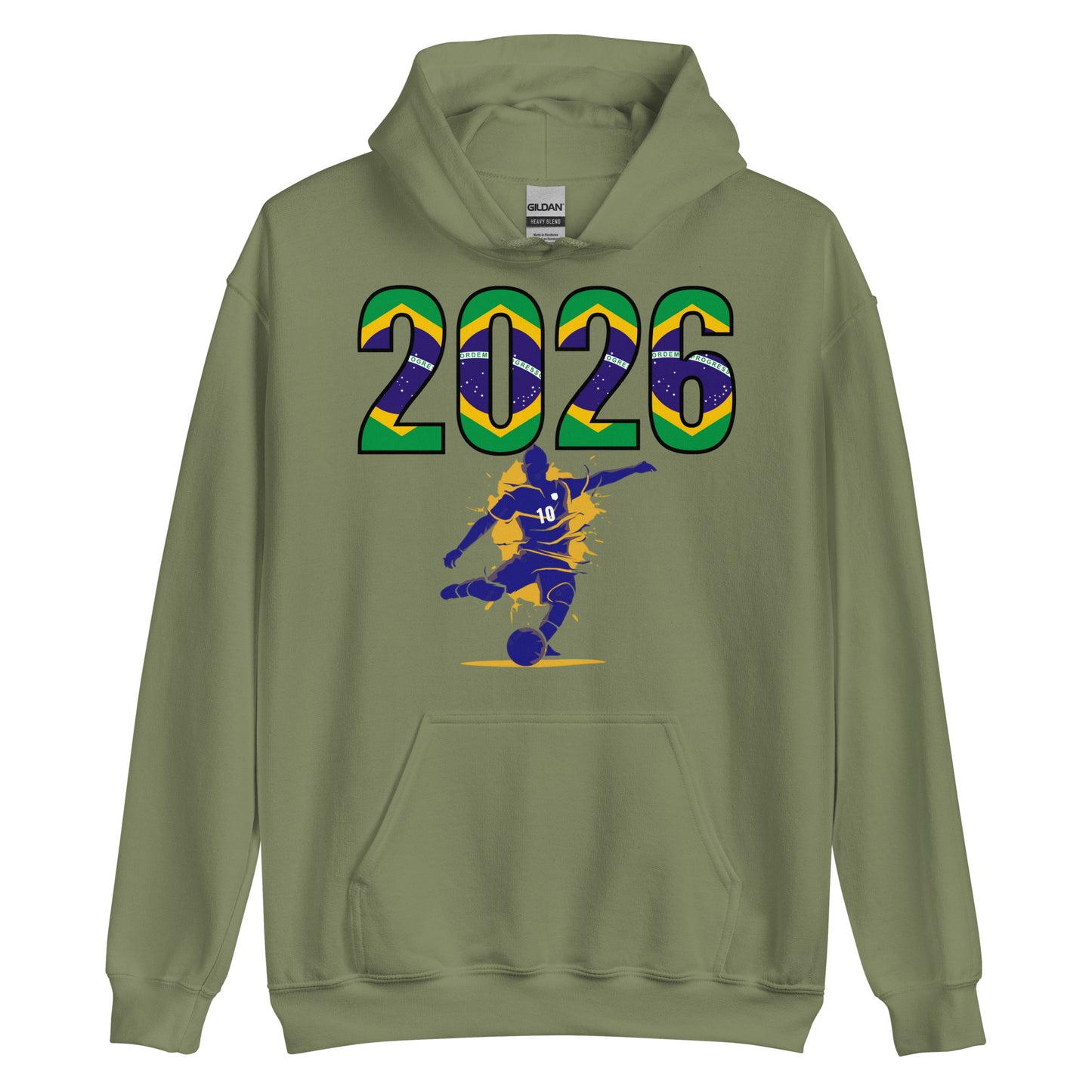 Brazil World Cup 2026 Fitted Hoodie | Let's_Play_BL