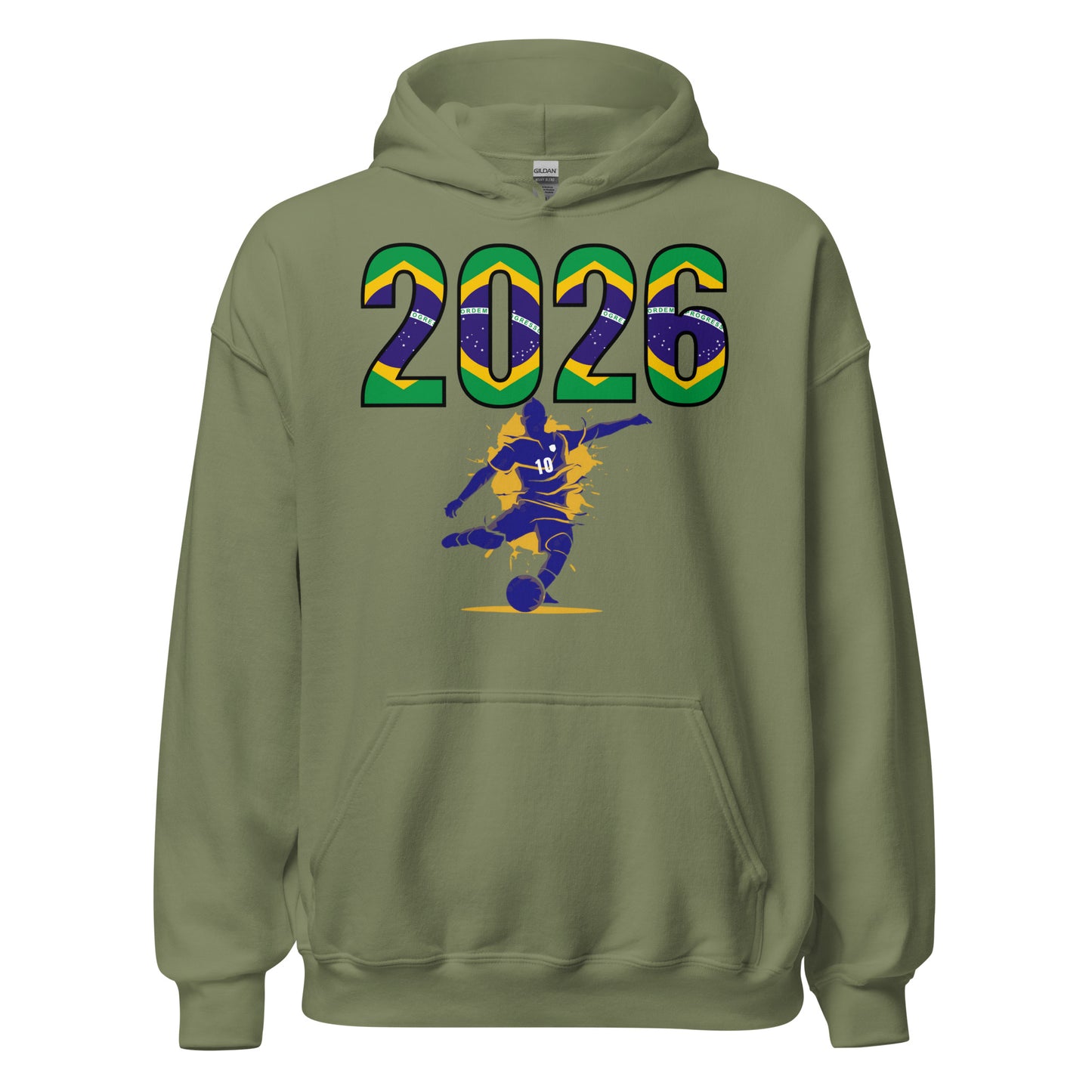 Brazil World Cup 2026 Fitted Hoodie | Let's_Play_BL