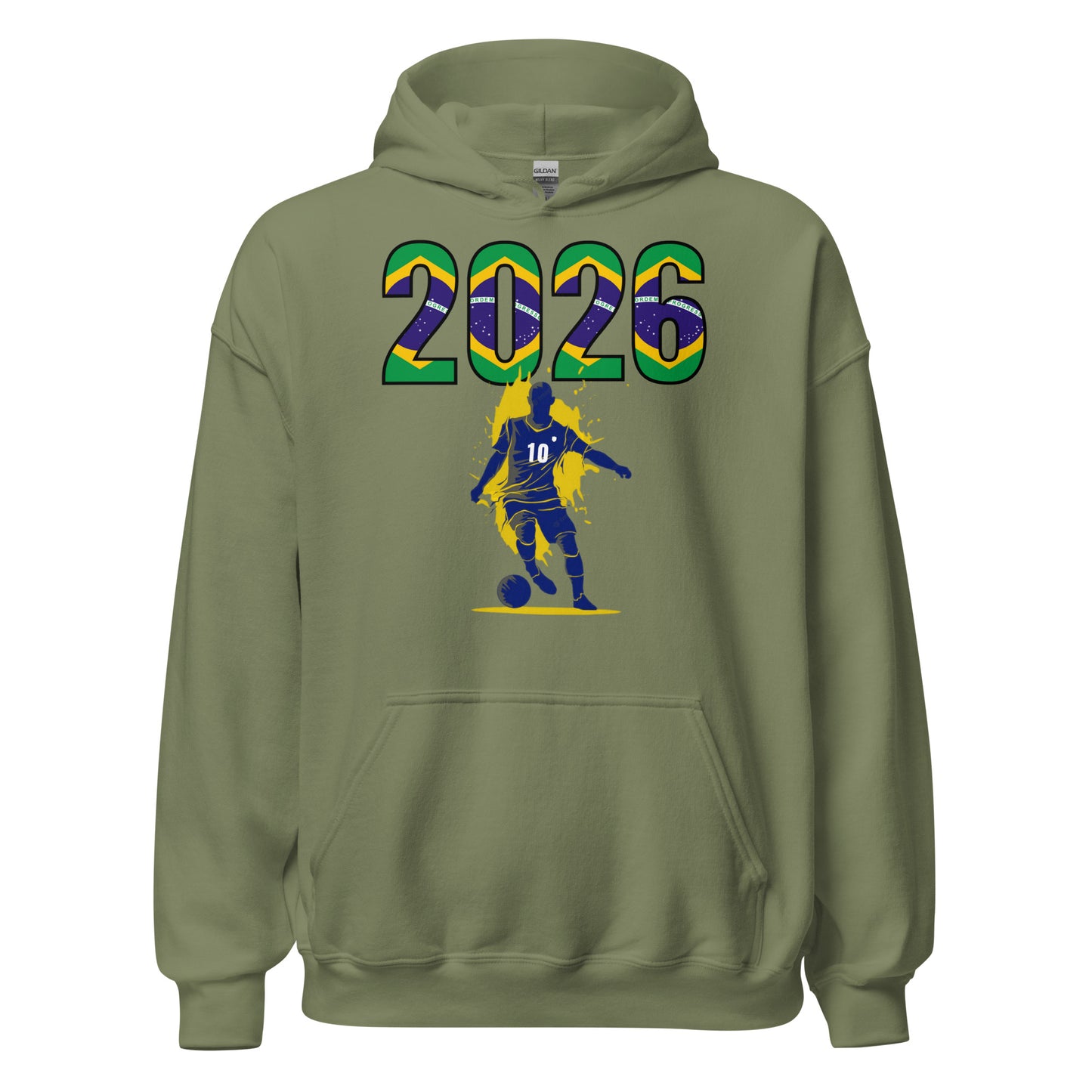 Brazil World Cup 2026 Fitted Hoodie | Slick_Move_BL