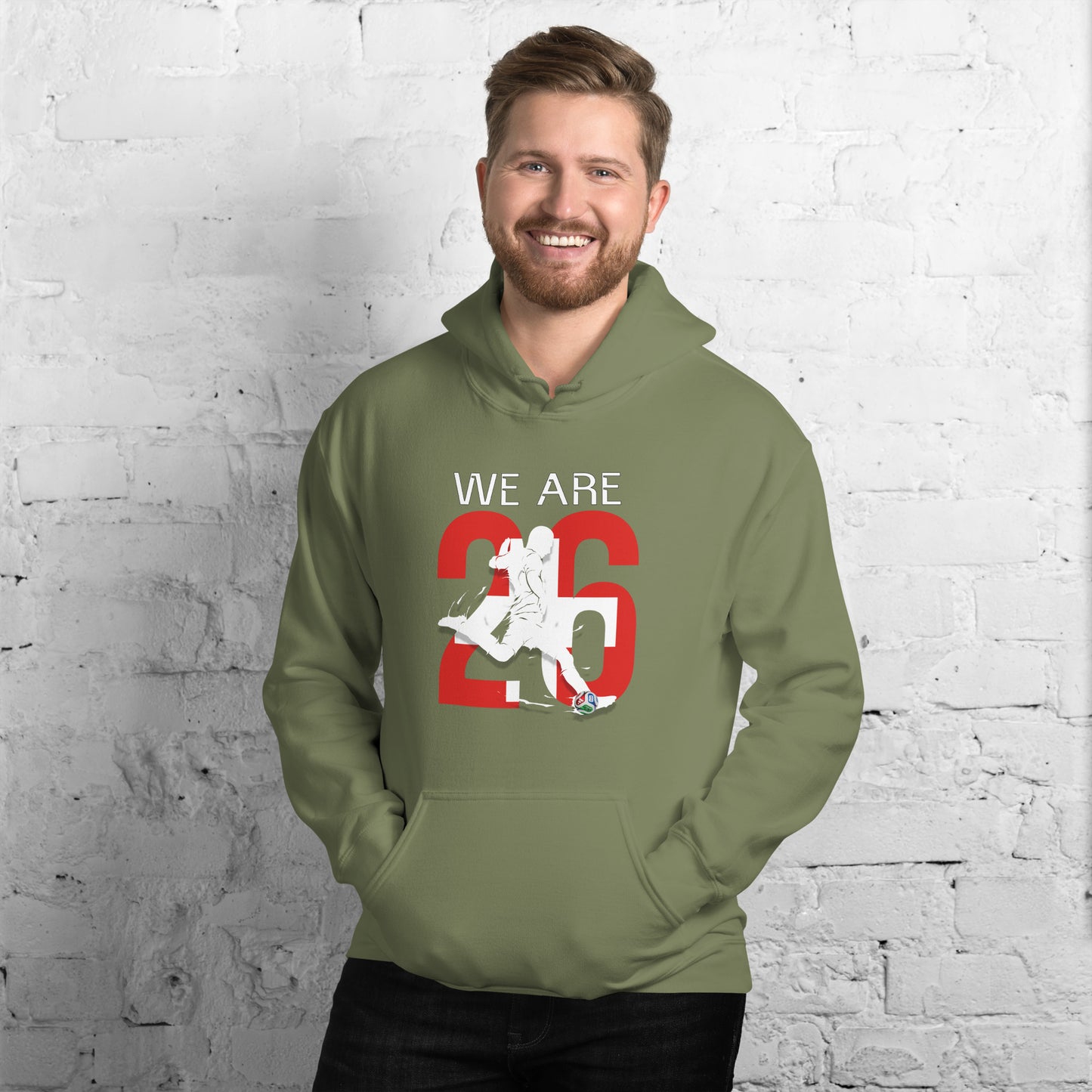 Switzerland World Cup 2026 Fitted Hoodie | We_Are_26