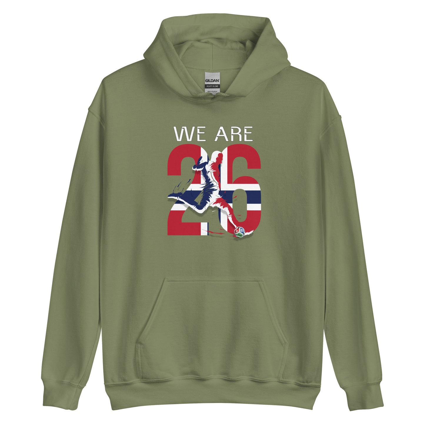 Norway World Cup 2026 Fitted Hoodie | We_Are_26