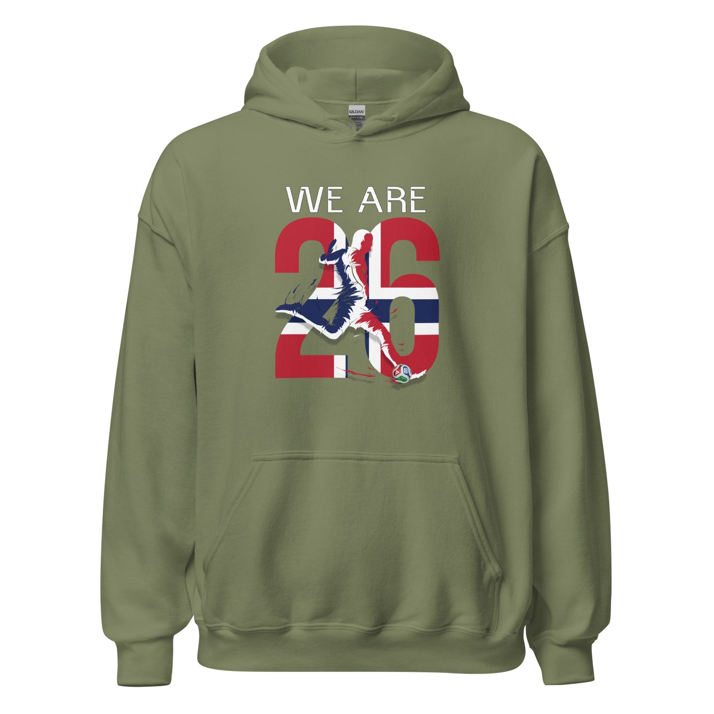 Norway World Cup 2026 Fitted Hoodie | We_Are_26