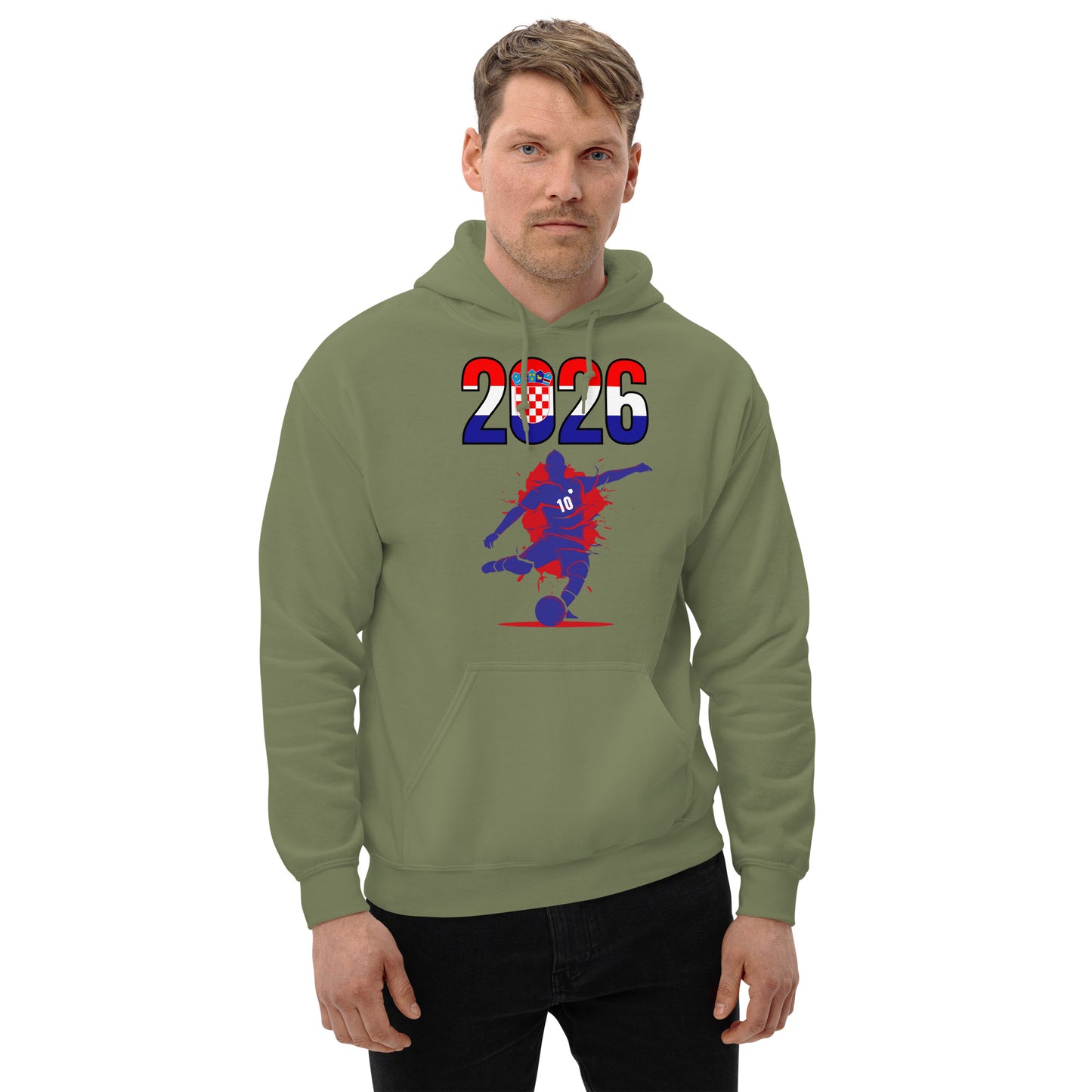 Croatia World Cup 2026 Fitted Hoodie | Let's Play