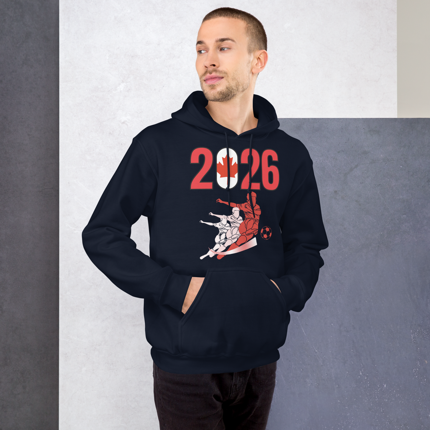 Canada World Cup 2026 Fitted Hoodie | Rising Jist