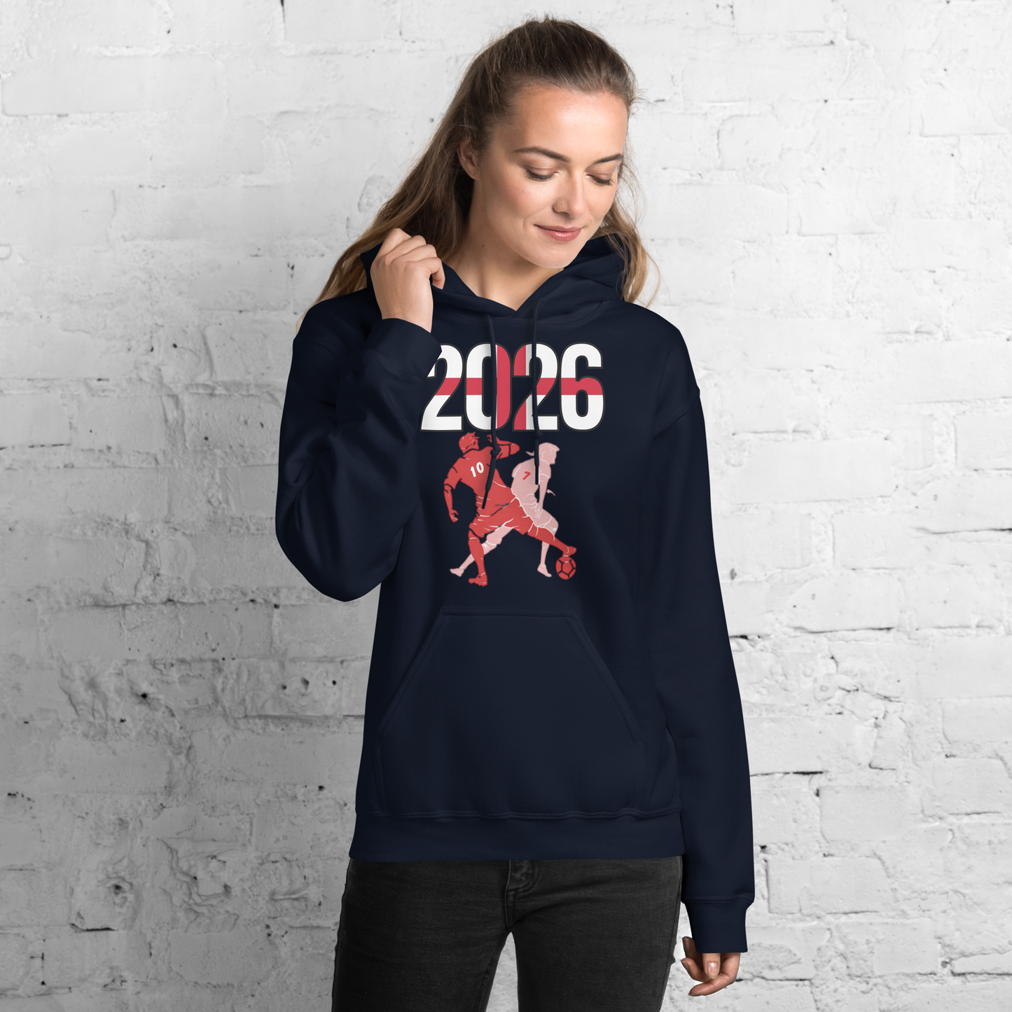 England World Cup 2026 Fitted Hoodie | Smart_Tackle