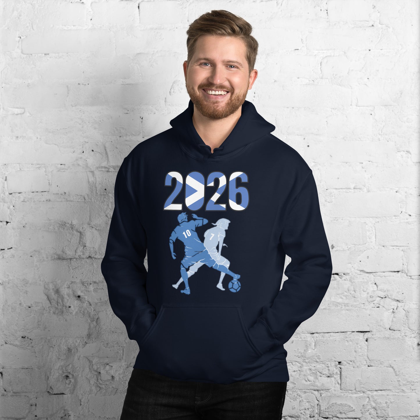 Scotland World Cup 2026 Fitted Hoodie | Smart_Tackle