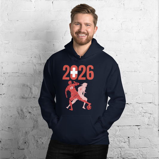 Switzerland World Cup 2026 Fitted Hoodie | Smart_Tackle
