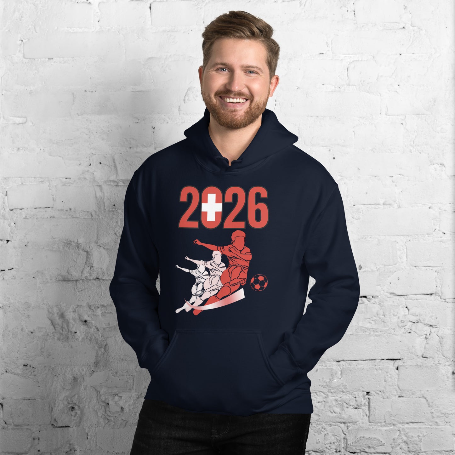 Switzerland World Cup 2026 Fitted Hoodie | Rising_Jist