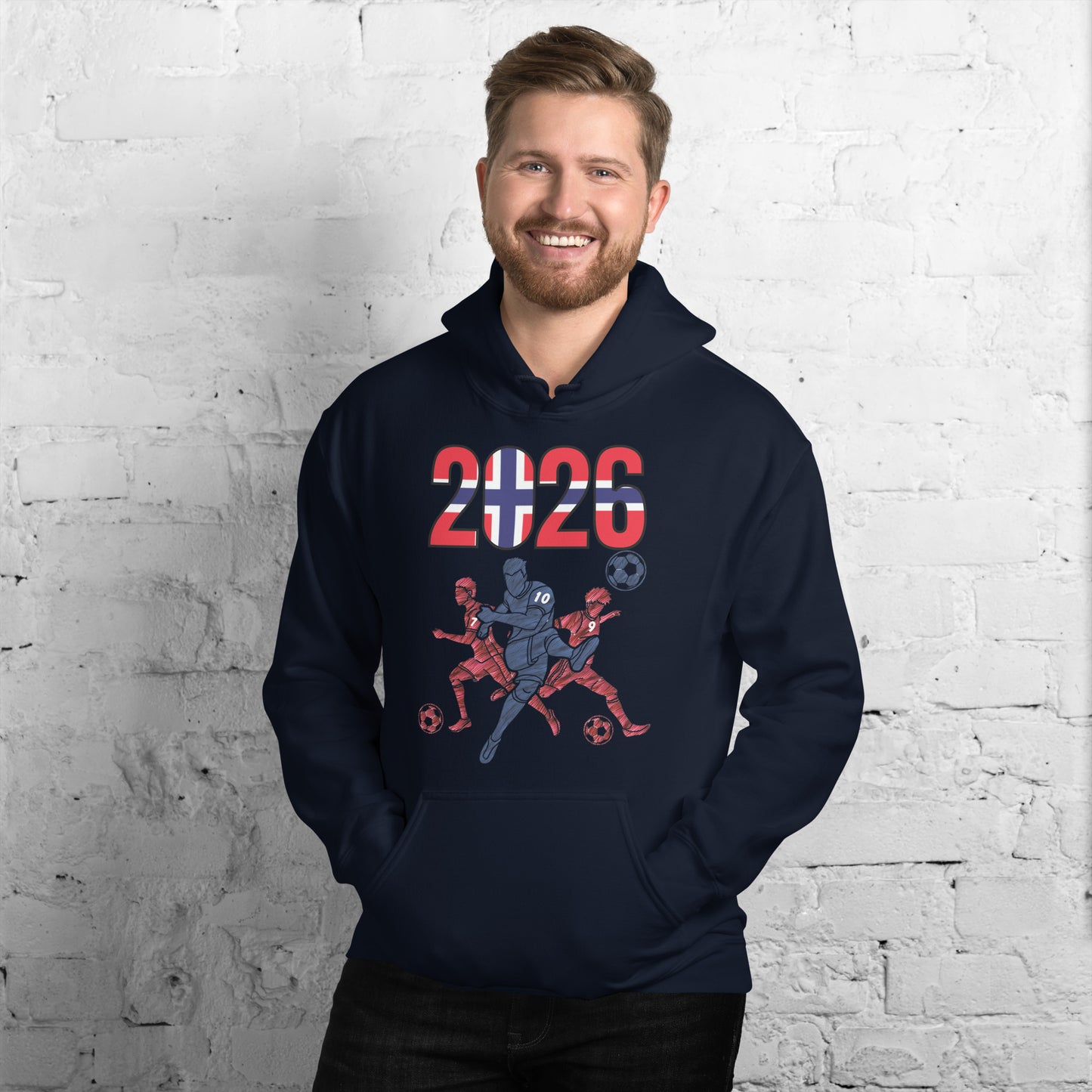 Norway World Cup 2026 Fitted Hoodie | Sprints_Trio