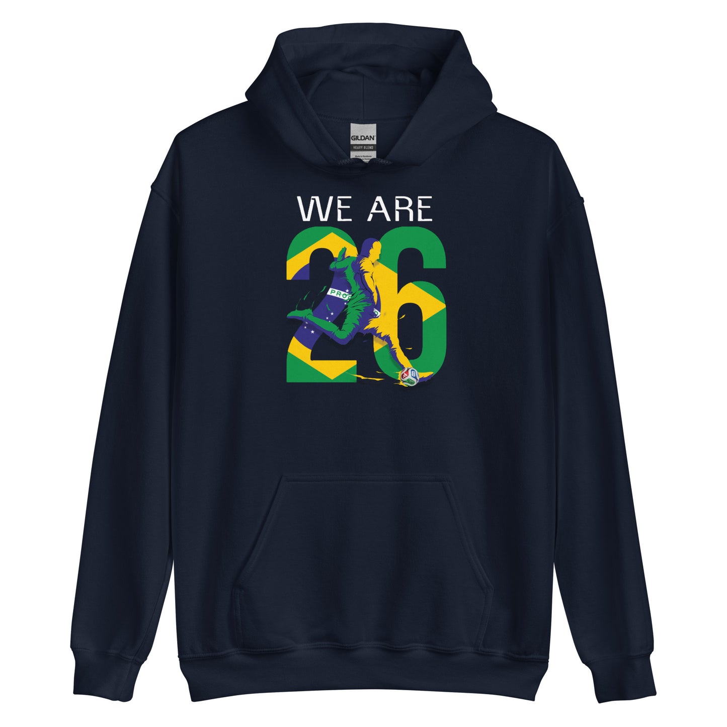 Brazil World Cup 2026 Fitted Hoodie | We_Are_26