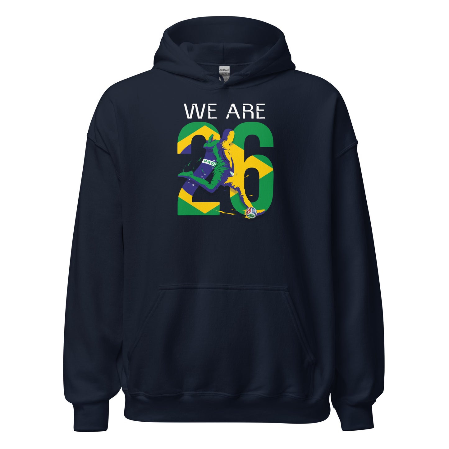 Brazil World Cup 2026 Fitted Hoodie | We_Are_26