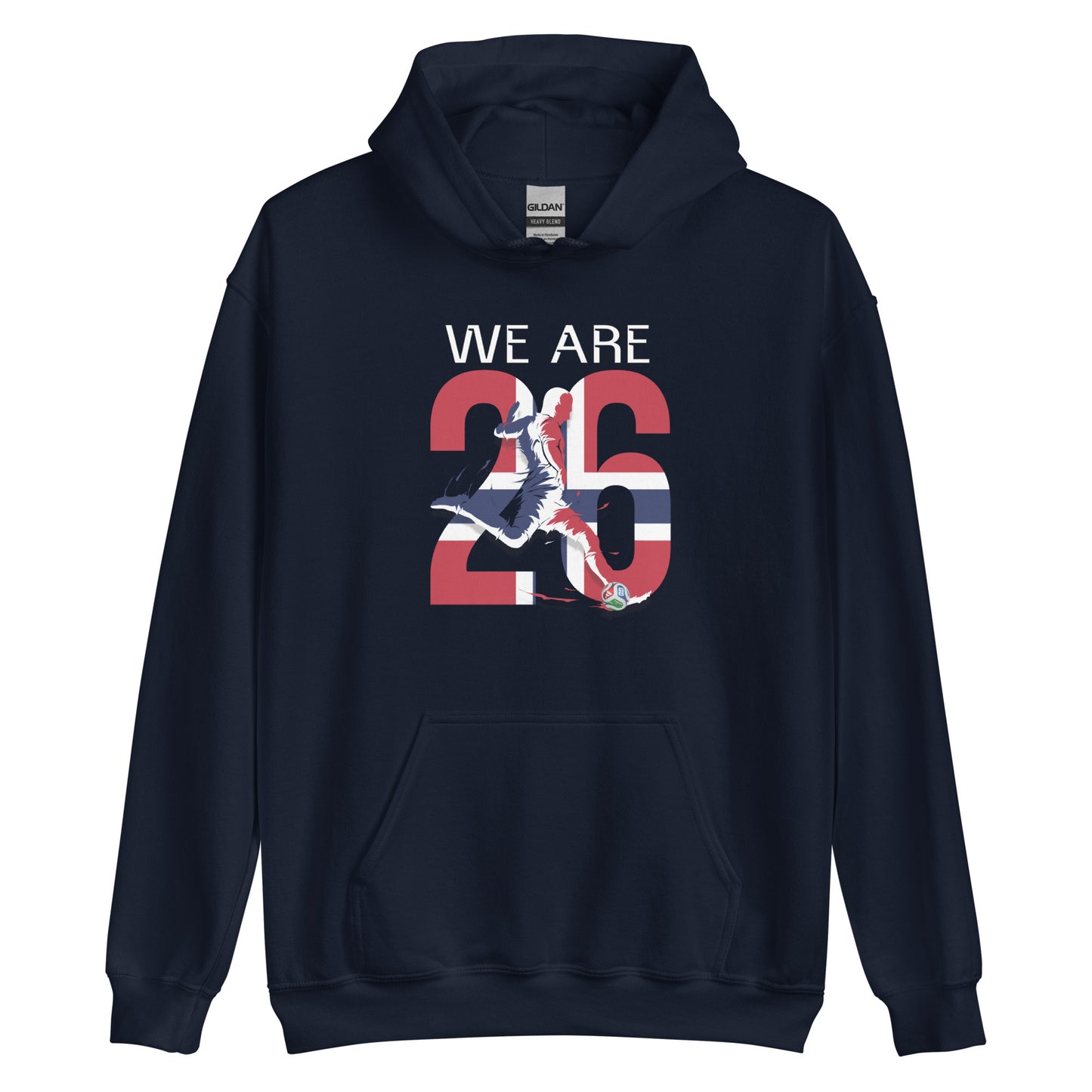 Norway World Cup 2026 Fitted Hoodie | We_Are_26