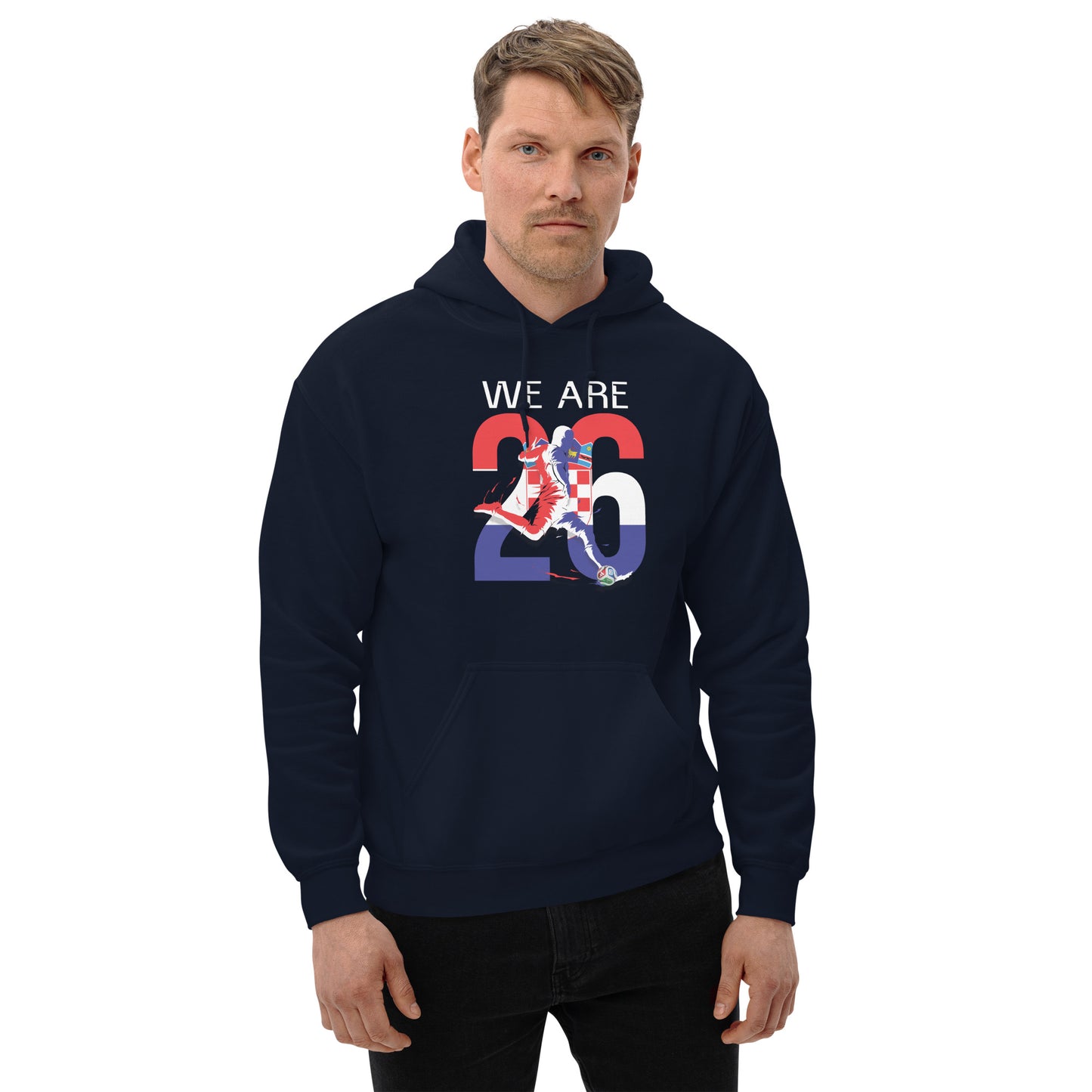 Croatia World Cup 2026 Fitted Hoodie | We_Are_26