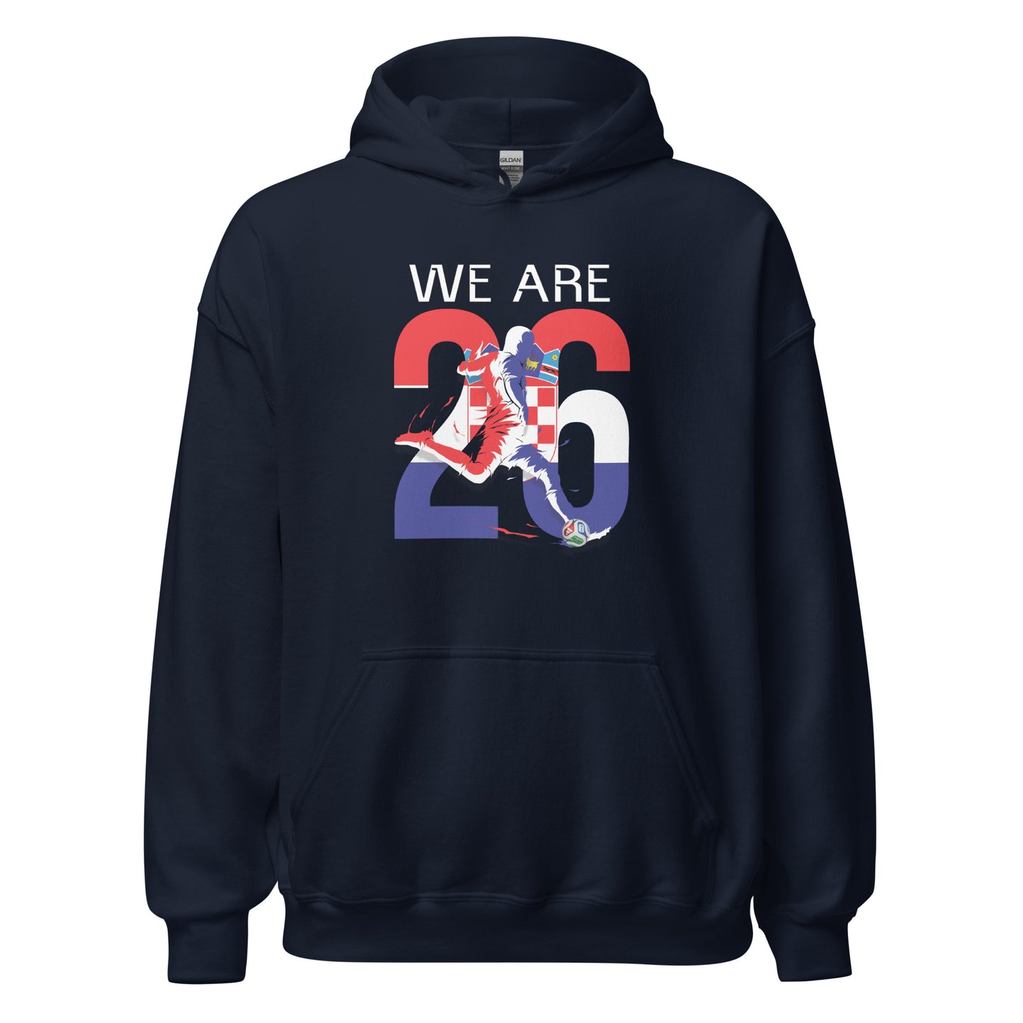Croatia World Cup 2026 Fitted Hoodie | We_Are_26