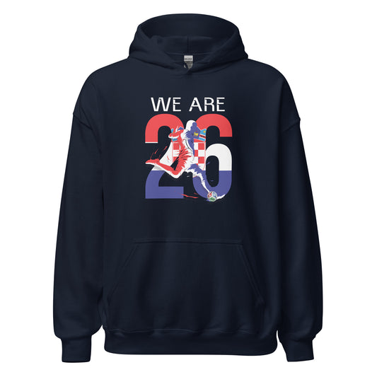 Croatia World Cup 2026 Fitted Hoodie | We_Are_26