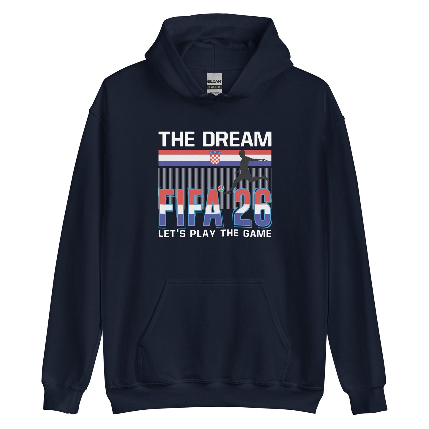 Croatia World Cup 2026 Fitted Hoodie | The_Dream