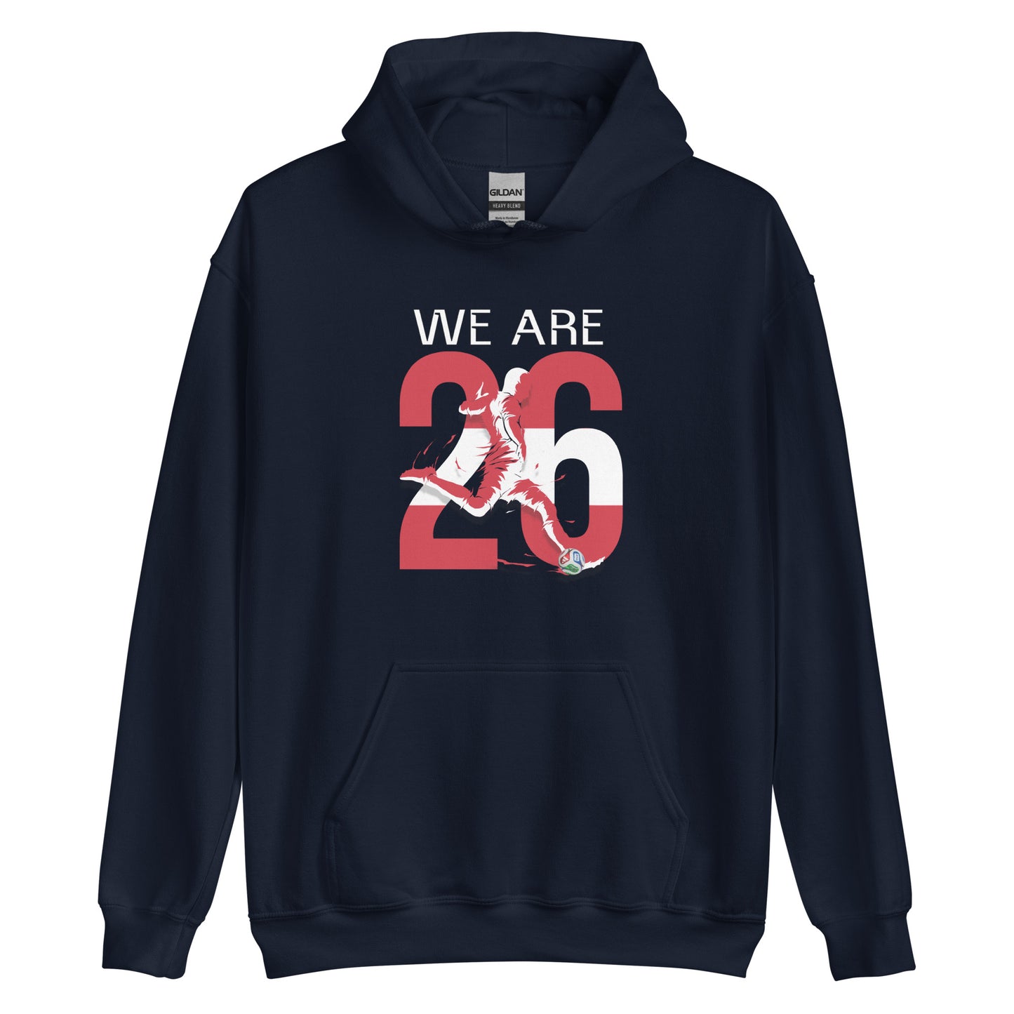 Austria World Cup 2026 Fitted Hoodie | We_Are_26