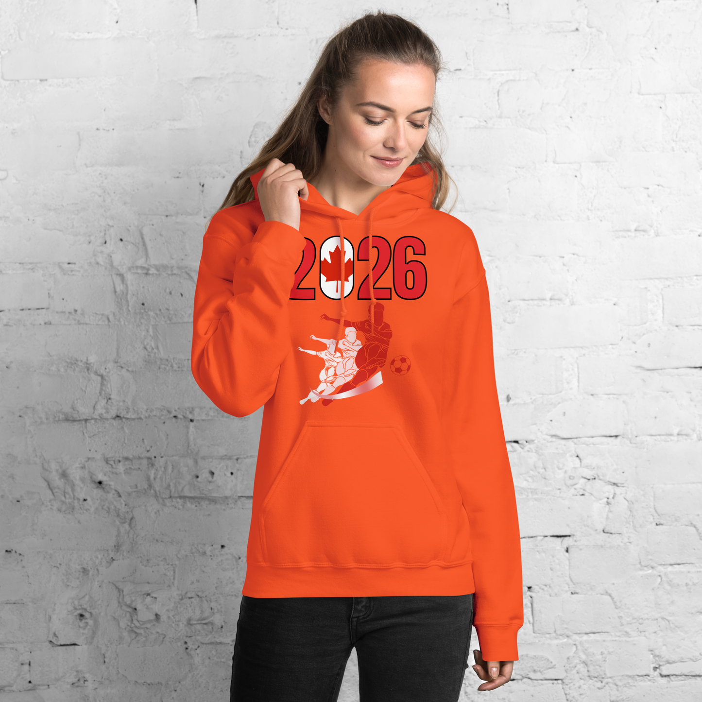 Canada World Cup 2026 Fitted Hoodie | Rising Jist