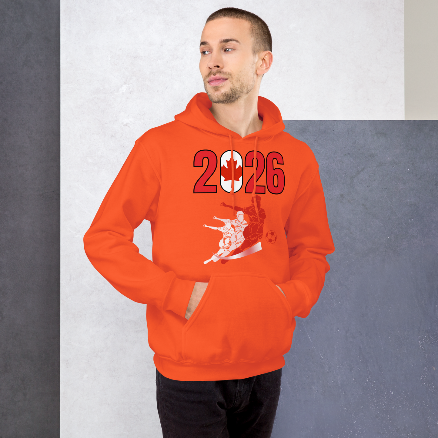 Canada World Cup 2026 Fitted Hoodie | Rising Jist