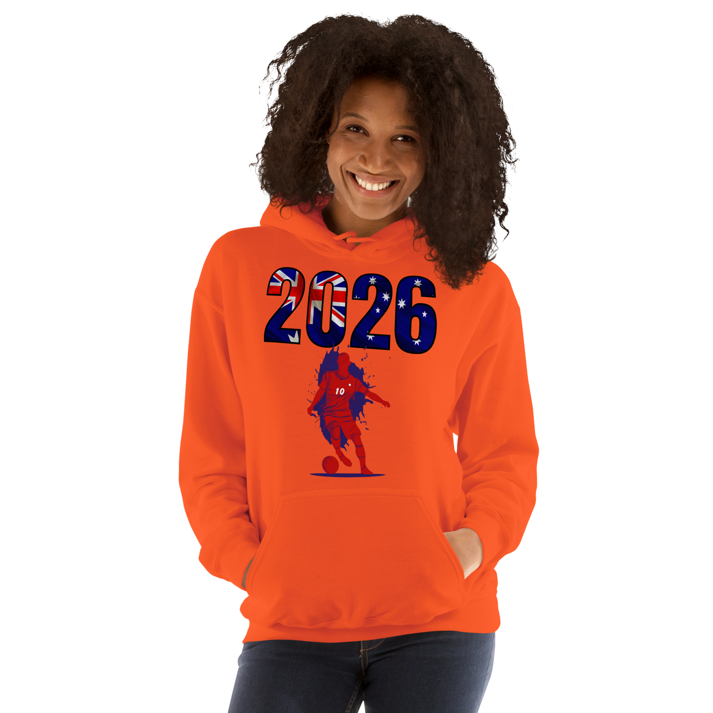 Australia World Cup 2026 Fitted Hoodie | Slick_Move_RD