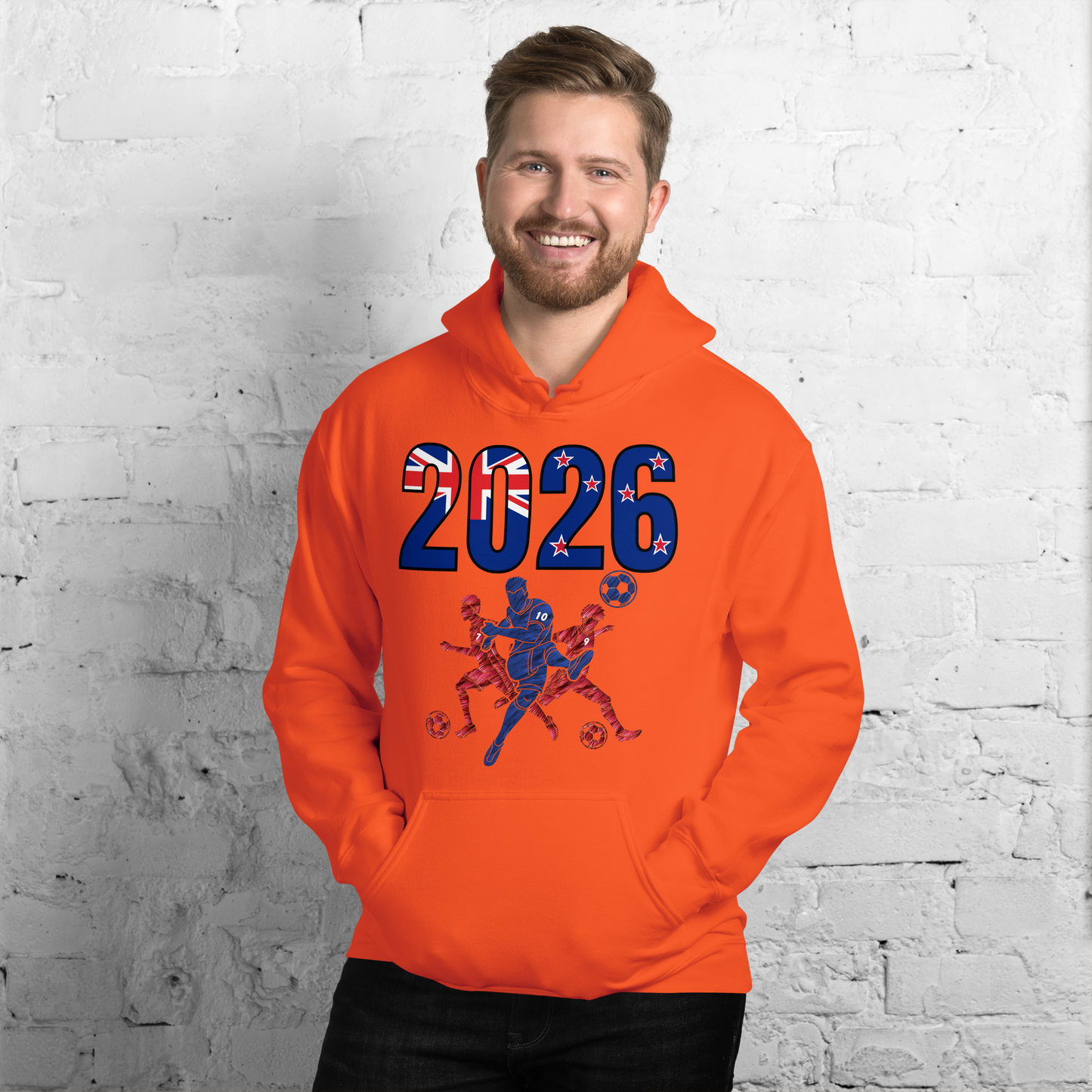 New Zealand World Cup 2026 Fitted Hoodie | Sprints_Trio
