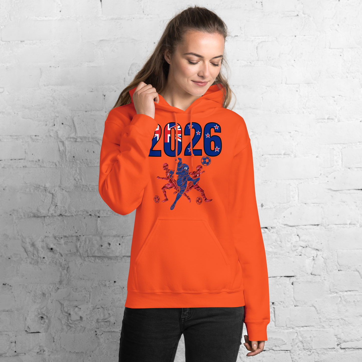 New Zealand World Cup 2026 Fitted Hoodie | Sprints_Trio