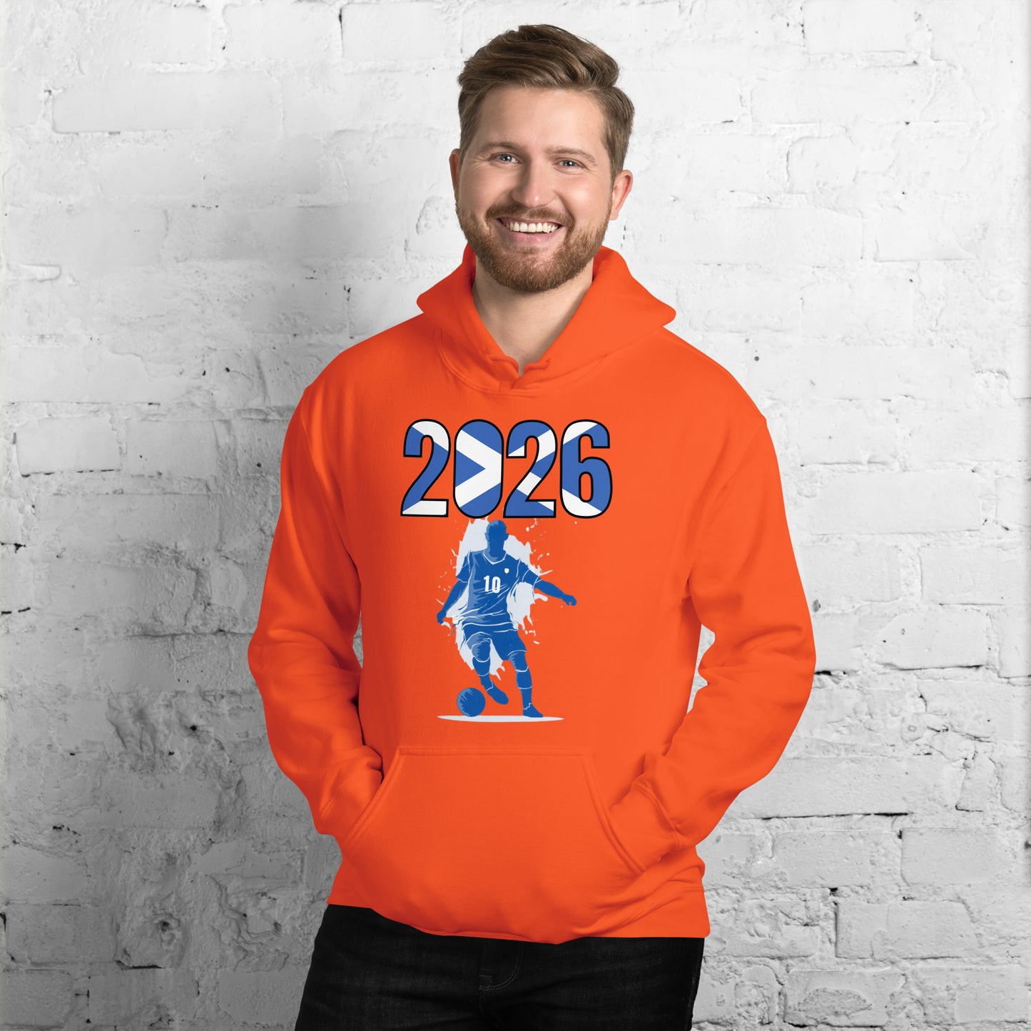 Scotland World Cup 2026 Fitted Hoodie | Slick Move_BL