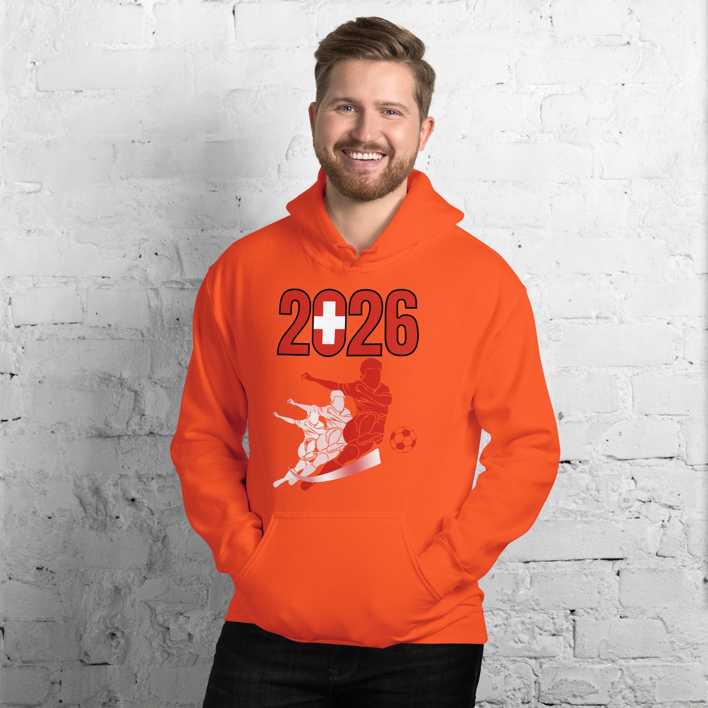 Switzerland World Cup 2026 Fitted Hoodie | Rising_Jist