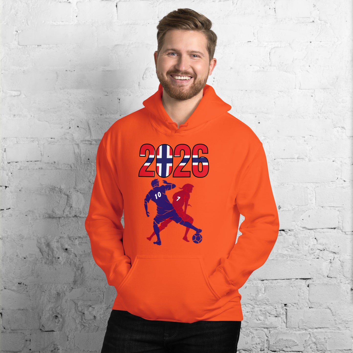 Norway World Cup 2026 Fitted Hoodie | Smart_Tackle