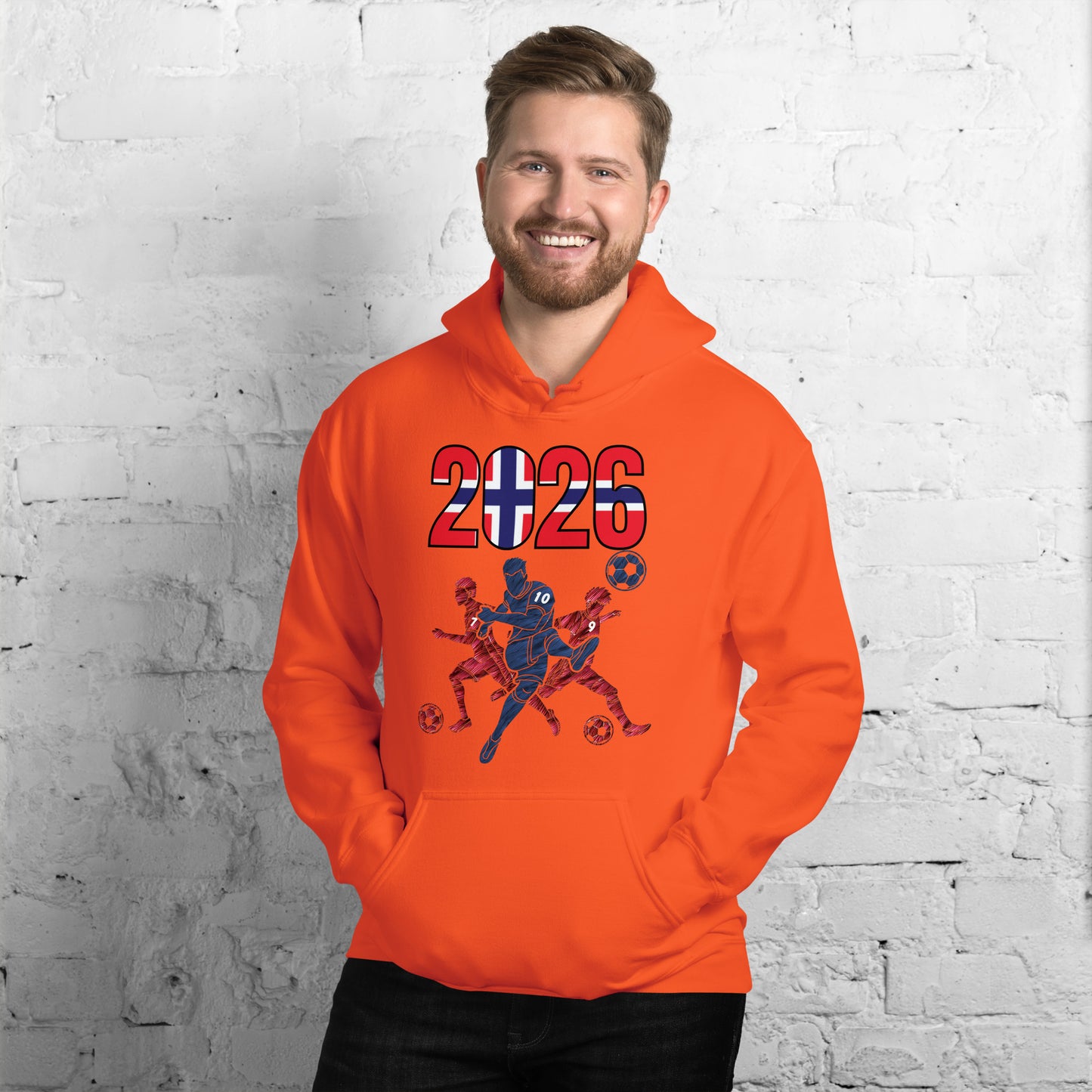 Norway World Cup 2026 Fitted Hoodie | Sprints_Trio