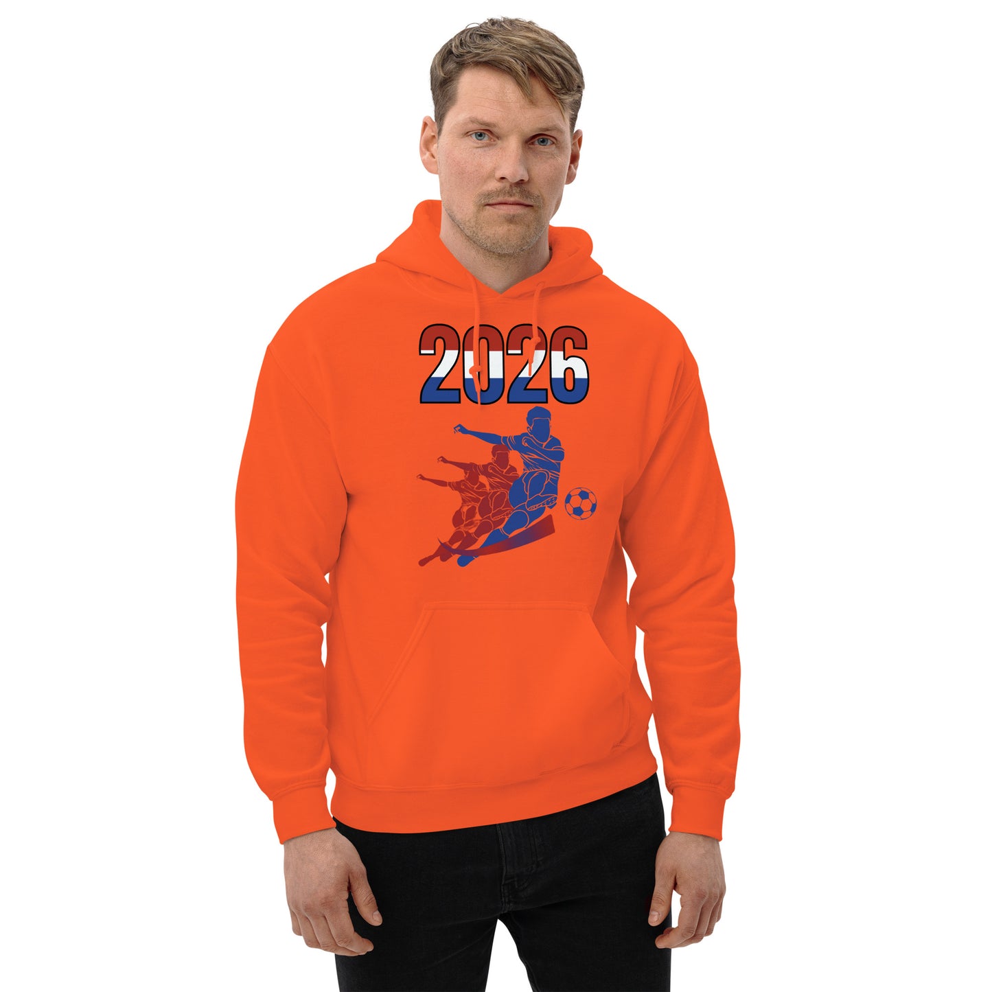 Netherlands World Cup 2026 Fitted Hoodie | Rising_Jist