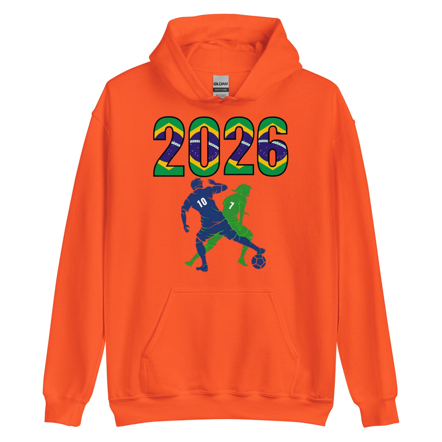 Brazil World Cup 2026 Fitted Hoodie | Smart_Tackle