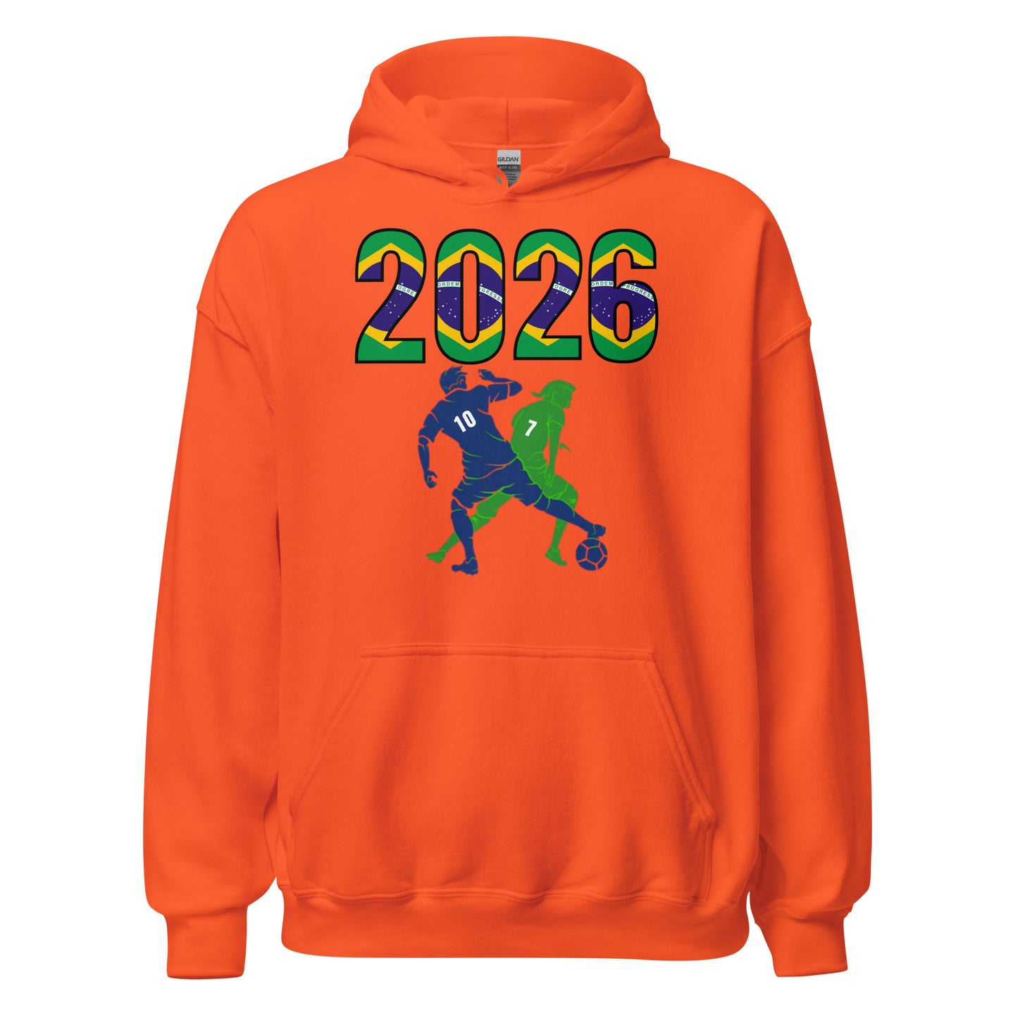 Brazil World Cup 2026 Fitted Hoodie | Smart_Tackle
