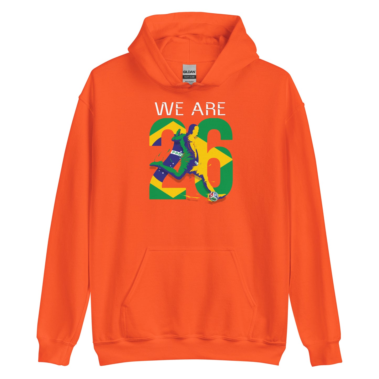 Brazil World Cup 2026 Fitted Hoodie | We_Are_26