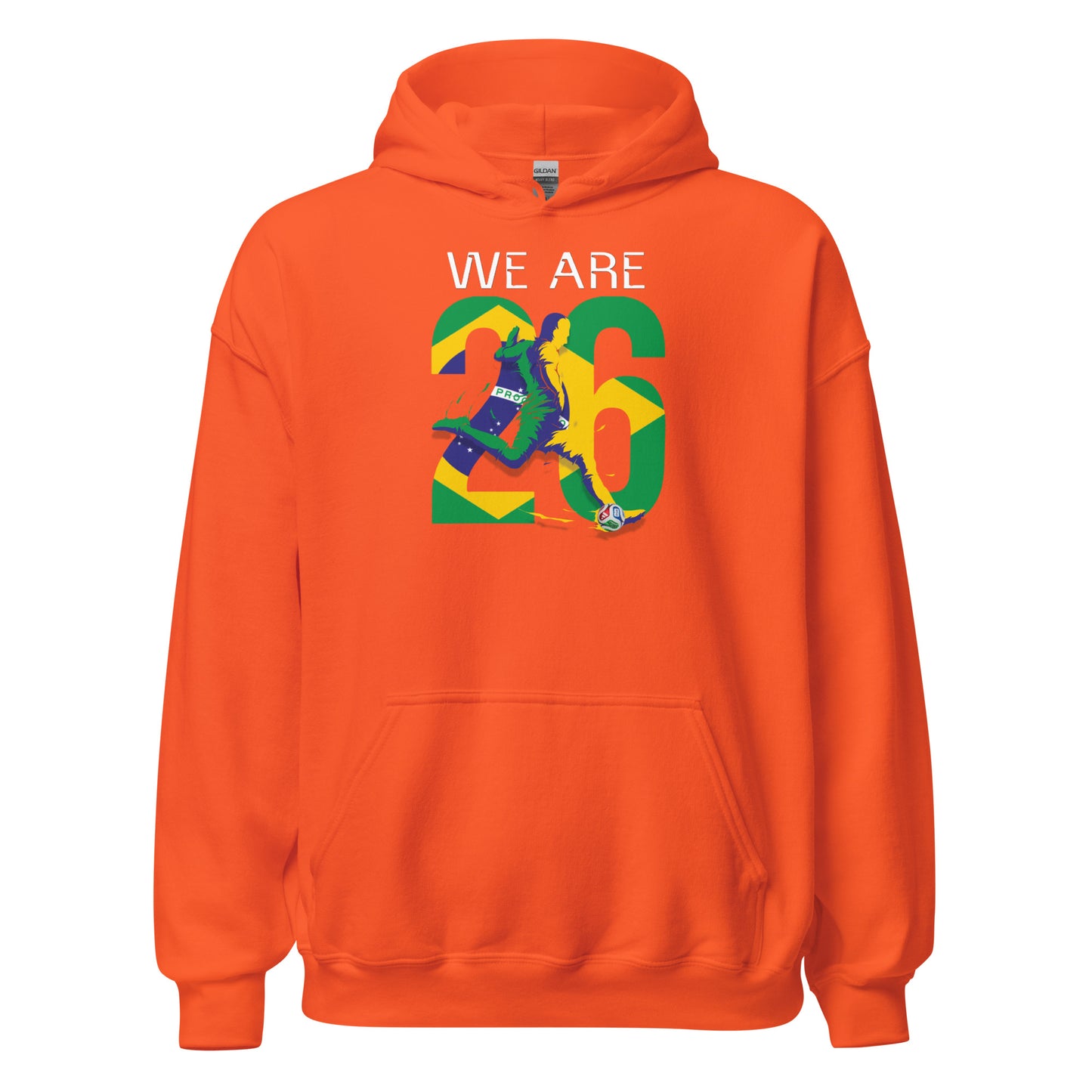 Brazil World Cup 2026 Fitted Hoodie | We_Are_26