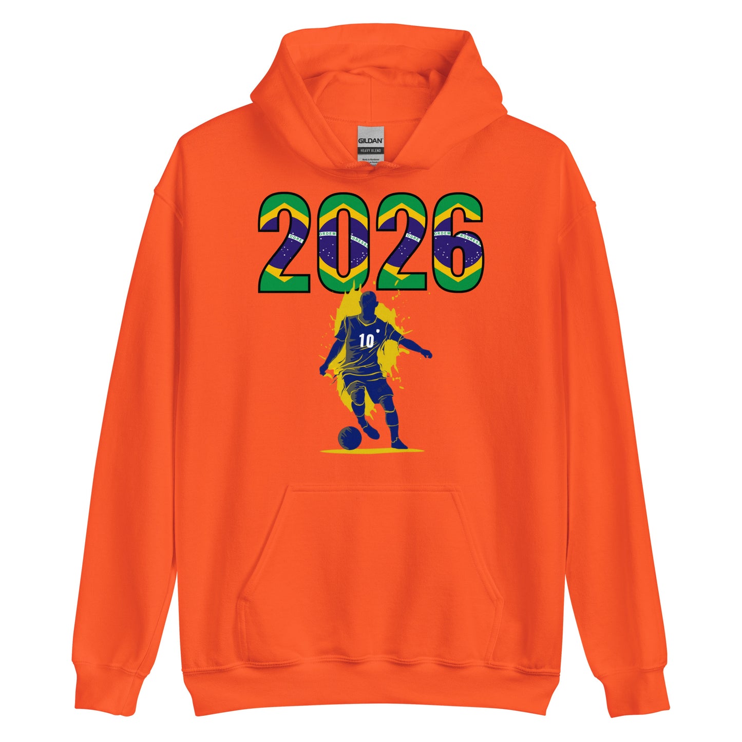 Brazil World Cup 2026 Fitted Hoodie | Slick_Move_BL